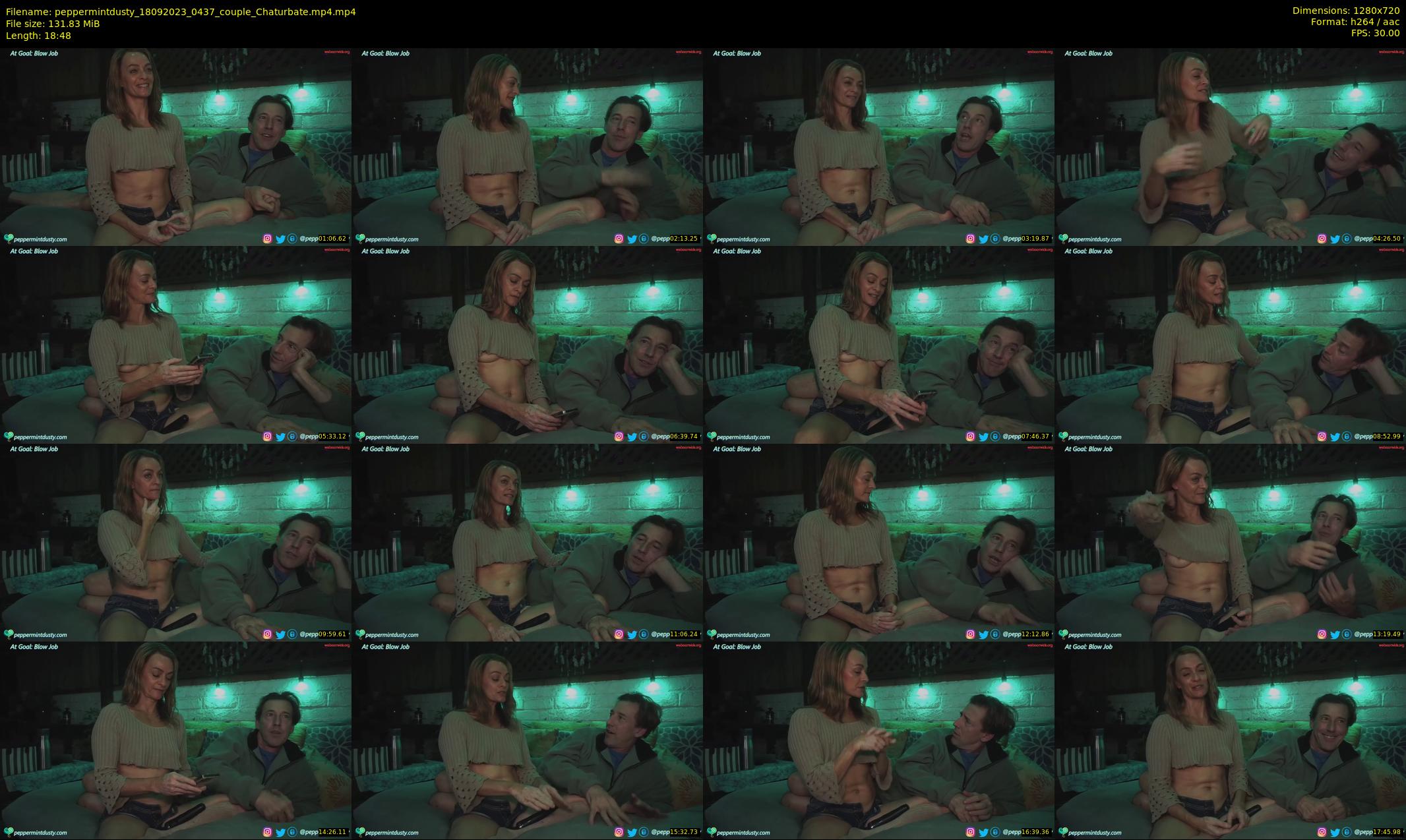 peppermintdusty — 19 minute Chaturbate couple cam show recording, 720p, Sep 18, 2023