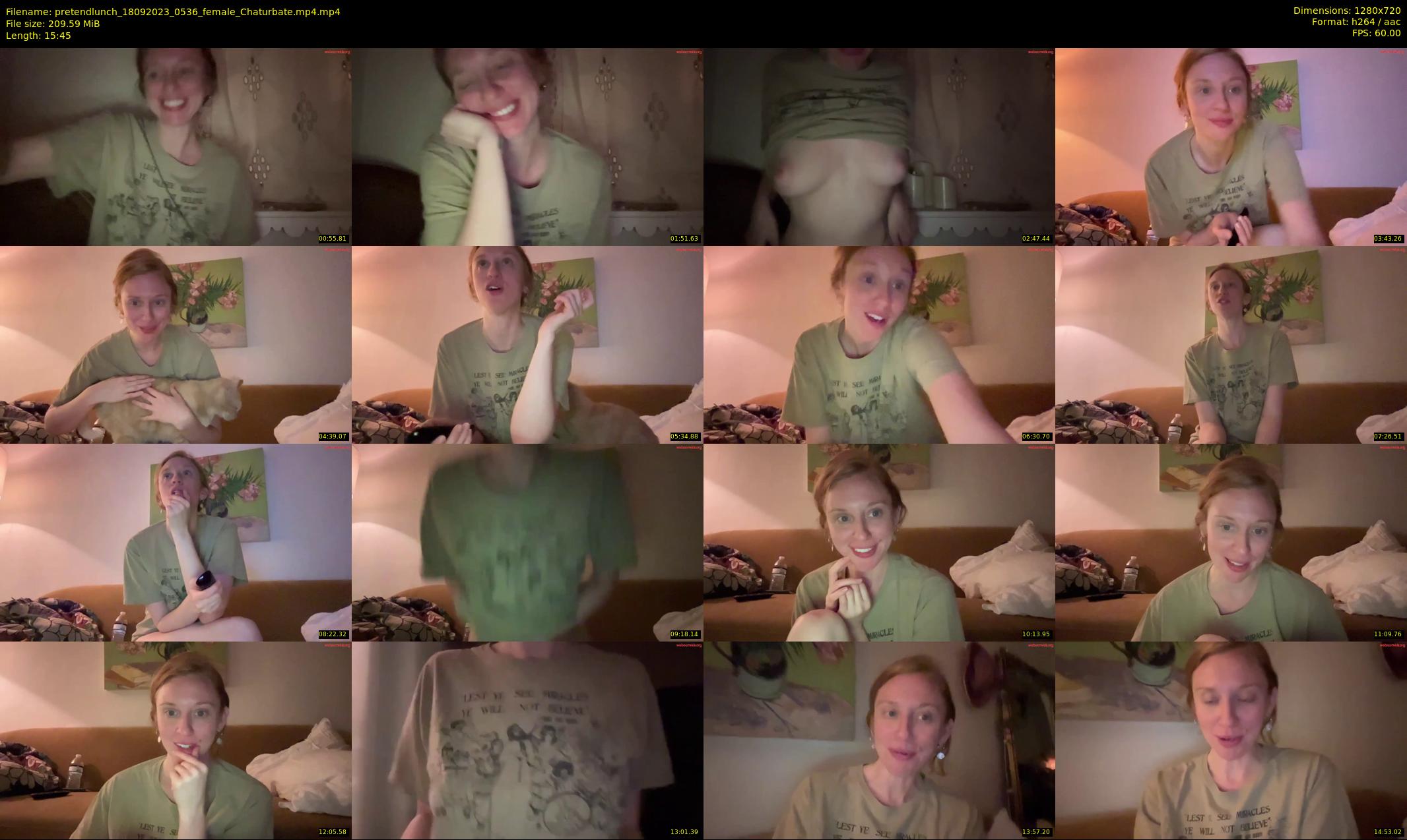 pretendlunch — 16 minute Chaturbate couple cam show recording, 720p, Sep 18, 2023