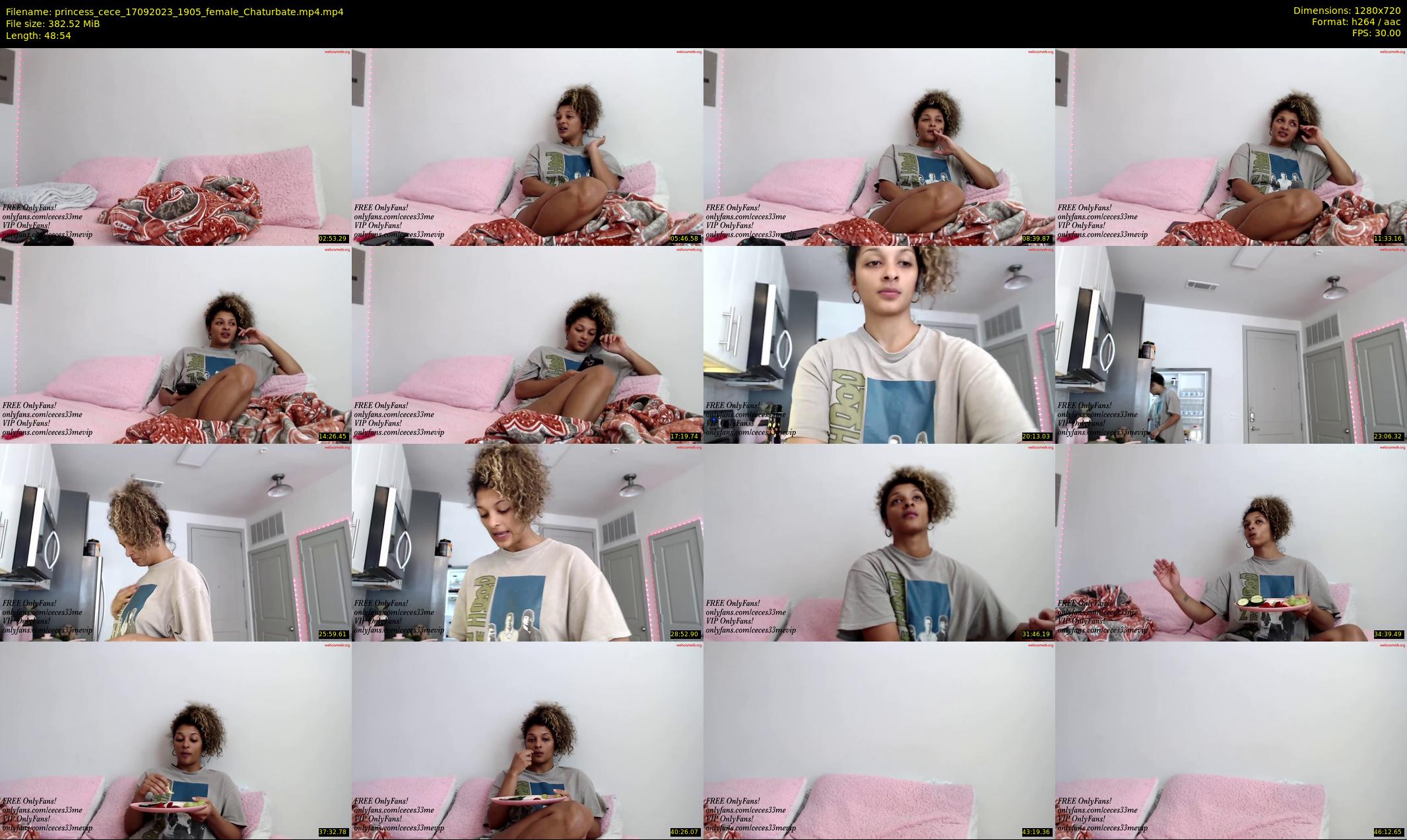 princess_cece — 49 minute Chaturbate female cam show recording, 720p, Sep 17, 2023