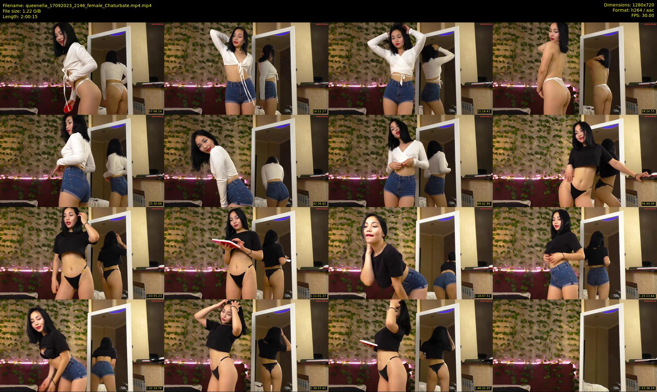 queenelia — 121 minute Chaturbate female cam show recording, 720p, Sep 17, 2023