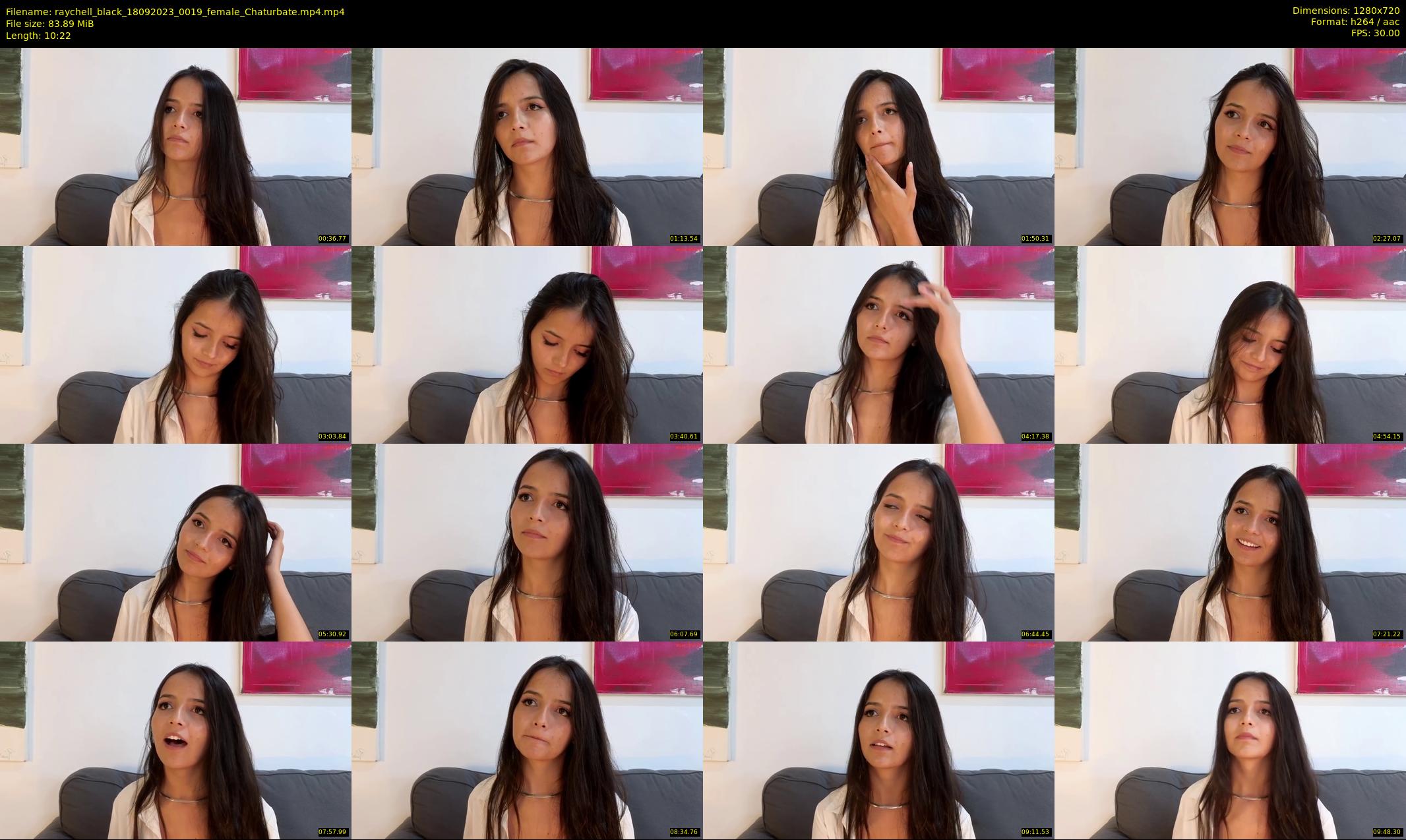 raychell_black — 11 minute Chaturbate female cam show recording, 720p, Sep 18, 2023
