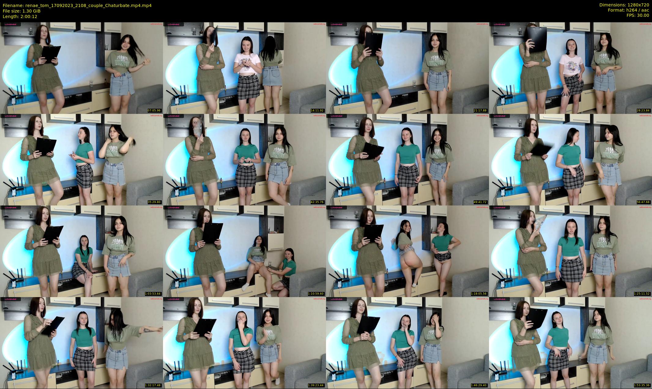 renae_tom — 121 minute Chaturbate couple cam show recording, 720p, Sep 17, 2023