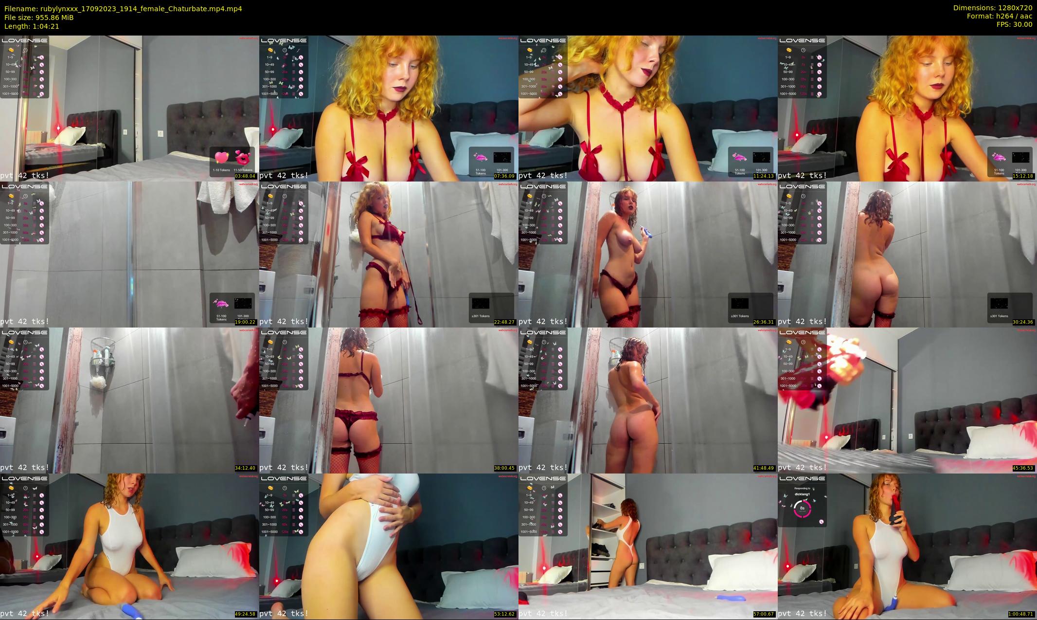rubylynxxx — 65 minute Chaturbate female cam show recording, 720p, Sep 17, 2023