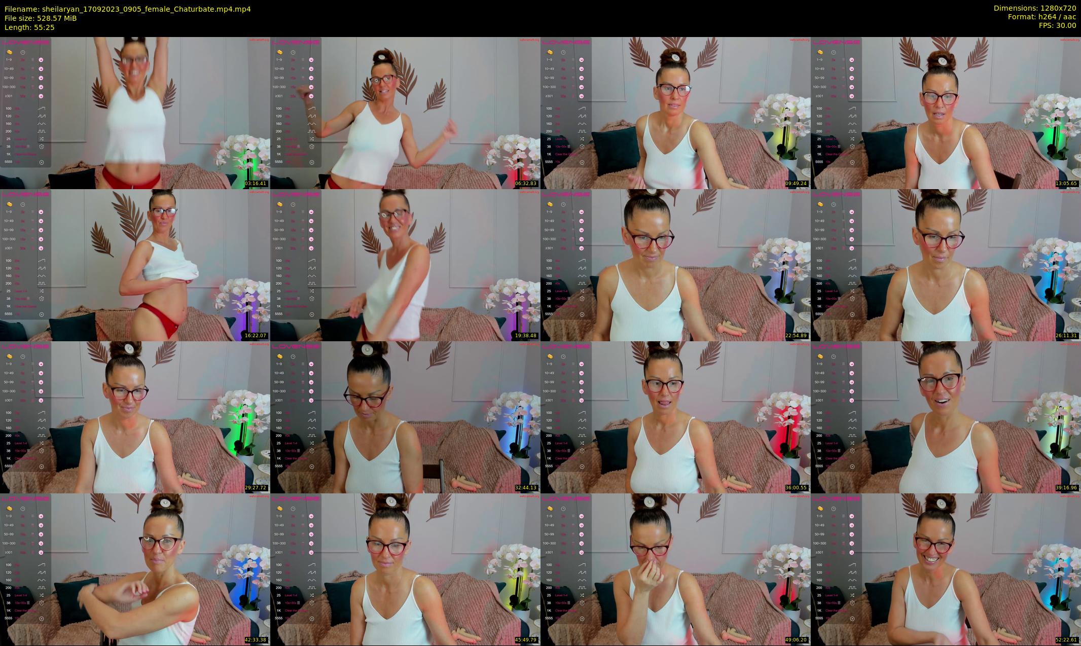 sheilaryan — 56 minute Chaturbate female cam show recording, 720p, Sep 17, 2023