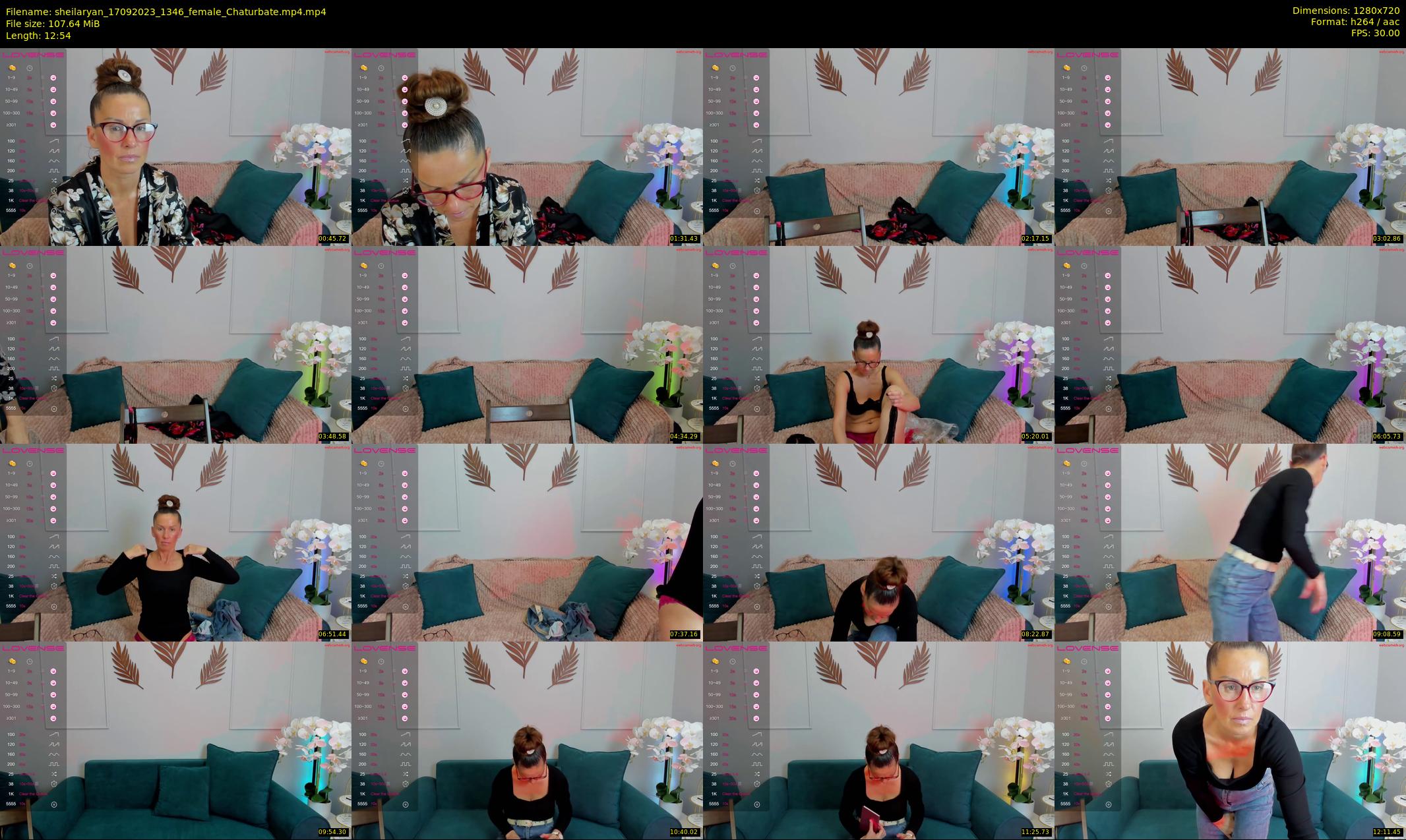 sheilaryan — 13 minute Chaturbate female cam show recording, 720p, Sep 17, 2023