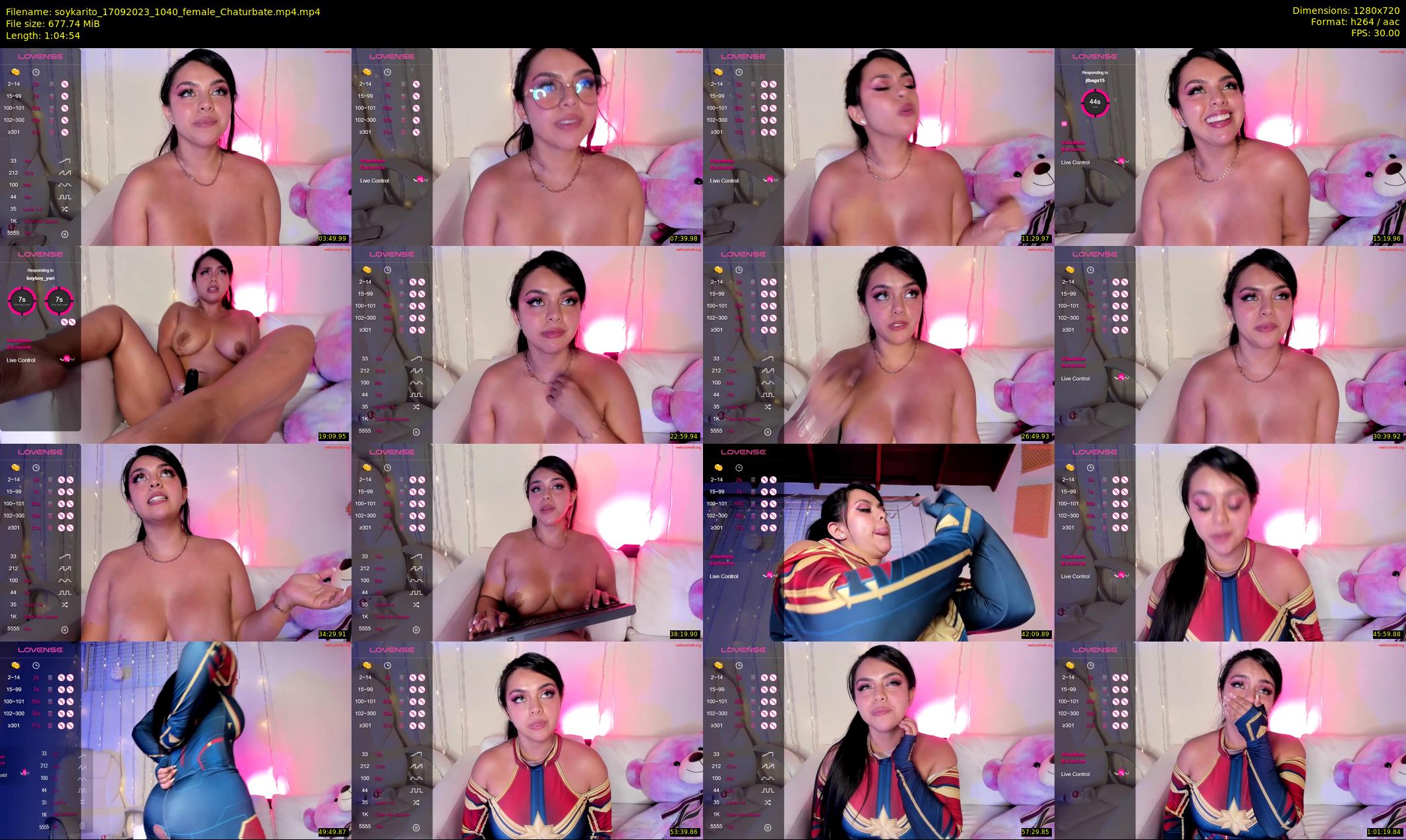 soykarito — 65 minute Chaturbate female cam show recording, 720p, Sep 17, 2023
