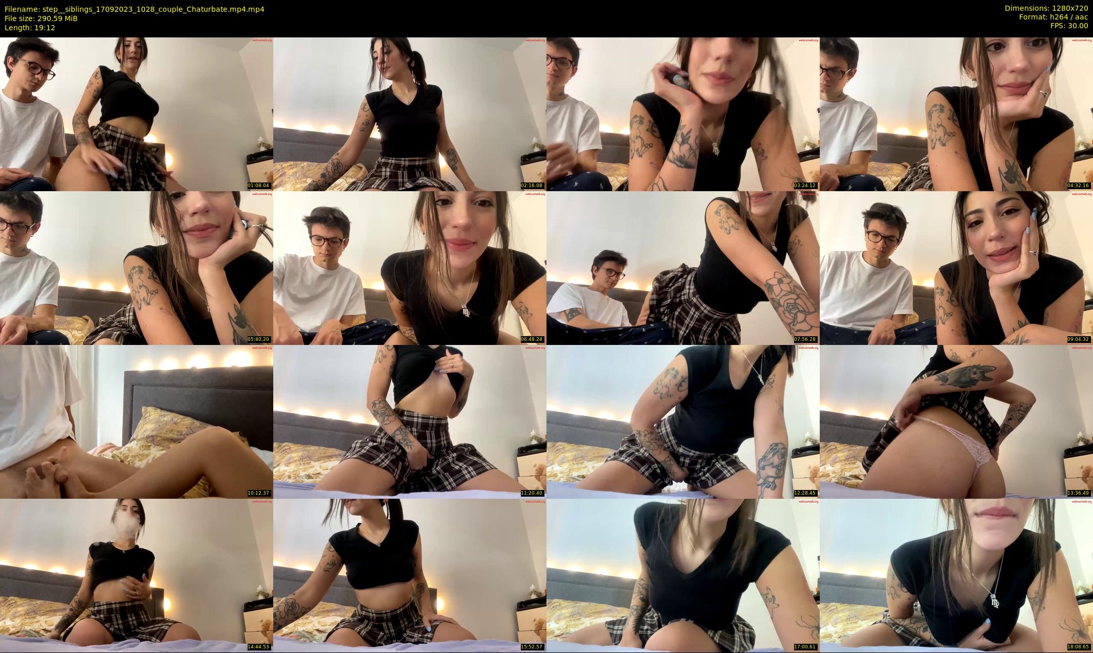 step__siblings — 20 minute Chaturbate couple cam show recording, 720p, Sep 17, 2023