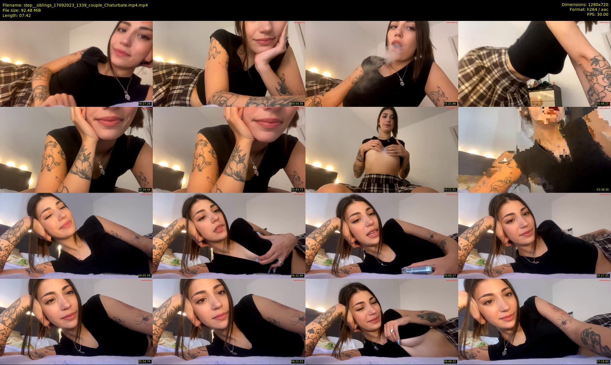 step__siblings — 8 minute Chaturbate couple cam show recording, 720p, Sep 17, 2023