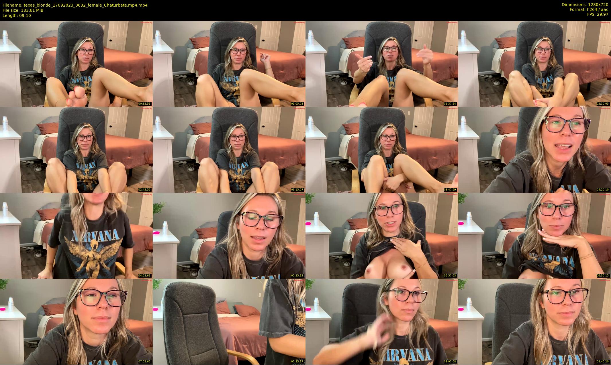 texas_blonde — 10 minute Chaturbate female cam show recording, 720p, Sep 17, 2023