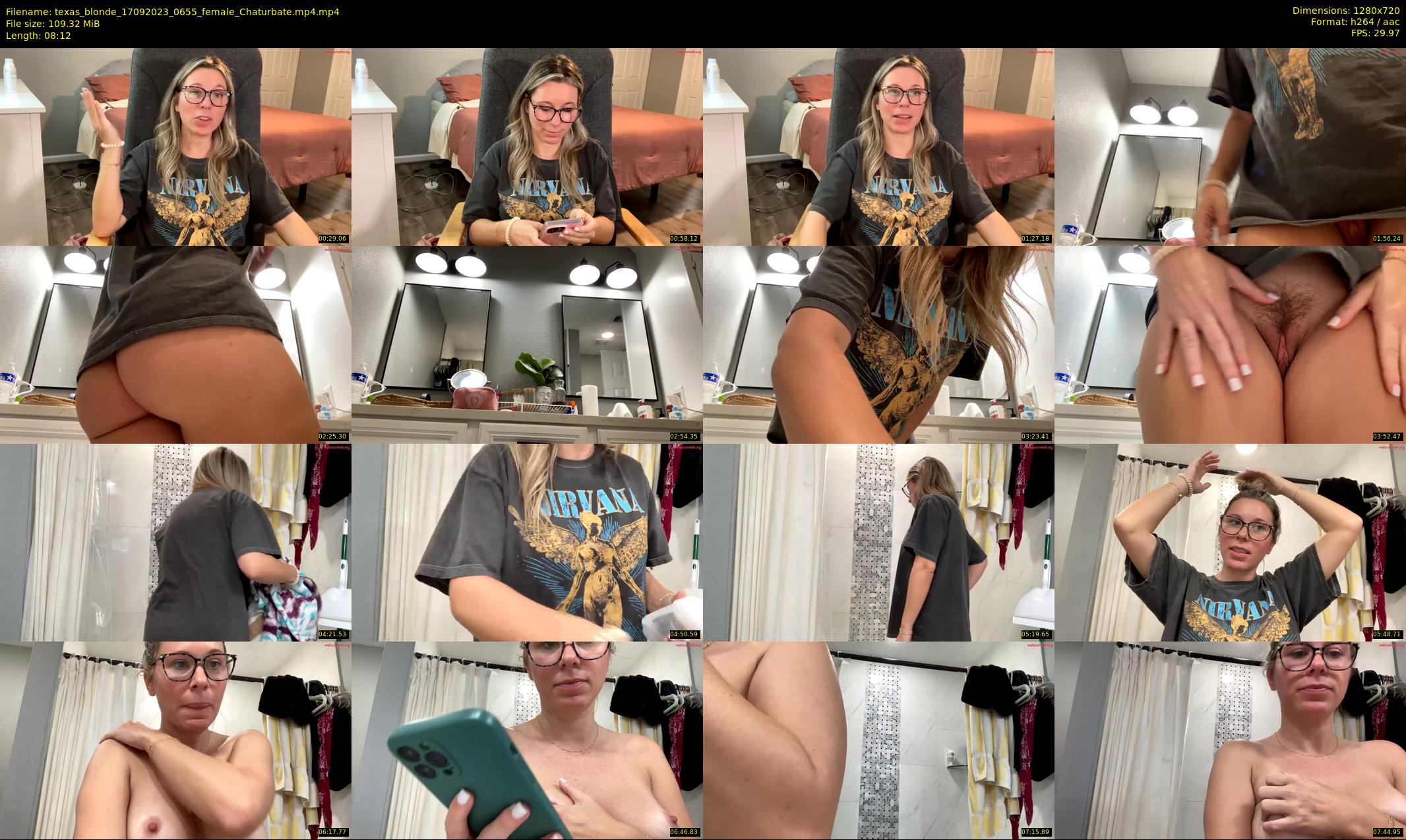 texas_blonde — 9 minute Chaturbate female cam show recording, 720p, Sep 17, 2023