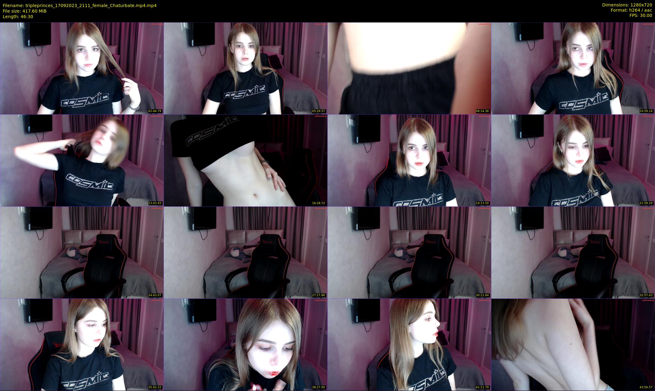 tripleprinces — 47 minute Chaturbate female cam show recording, 720p, Sep 17, 2023