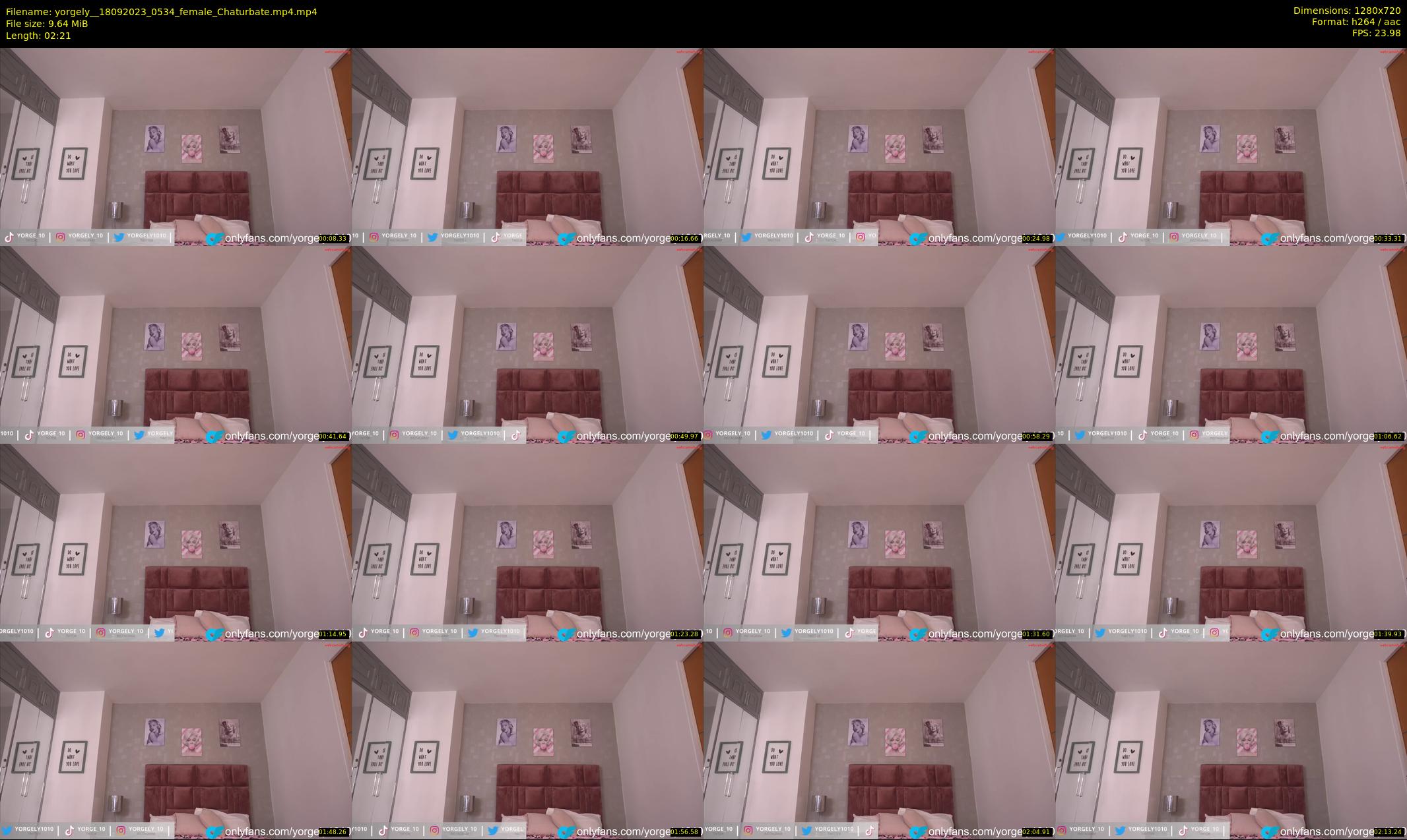 yorgely_ — 3 minute Chaturbate female cam show recording, 720p, Sep 18, 2023