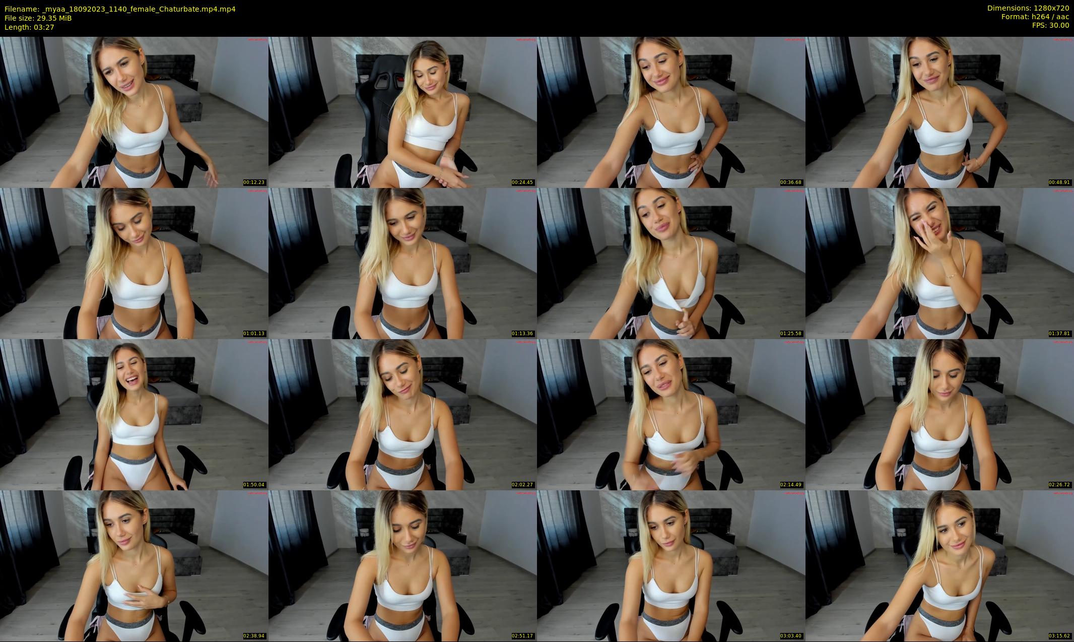 _myaa — 4 minute Chaturbate female cam show recording, 720p, Sep 18, 2023