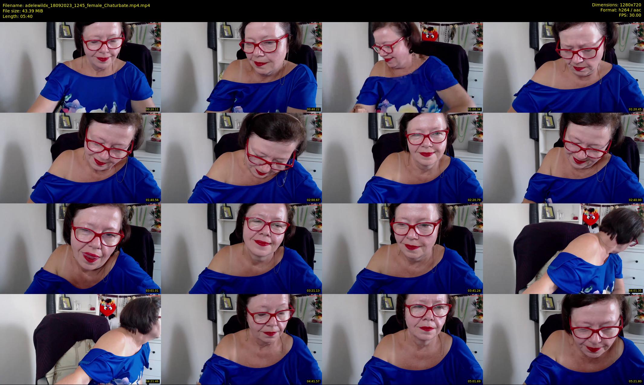 adelewildx — 6 minute Chaturbate female cam show recording, 720p, Sep 18, 2023