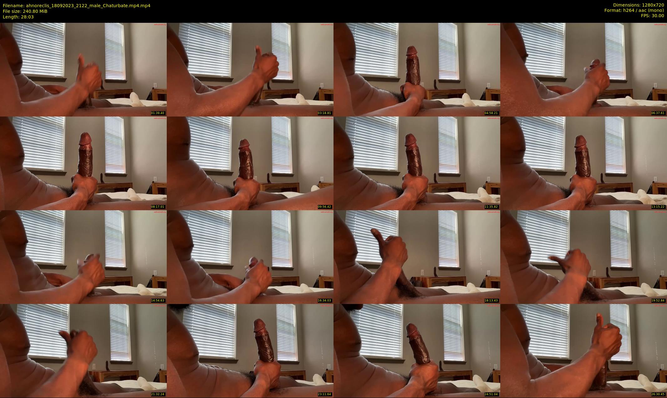 ahnoreclis — 29 minute Chaturbate male cam show recording, 720p, Sep 18, 2023