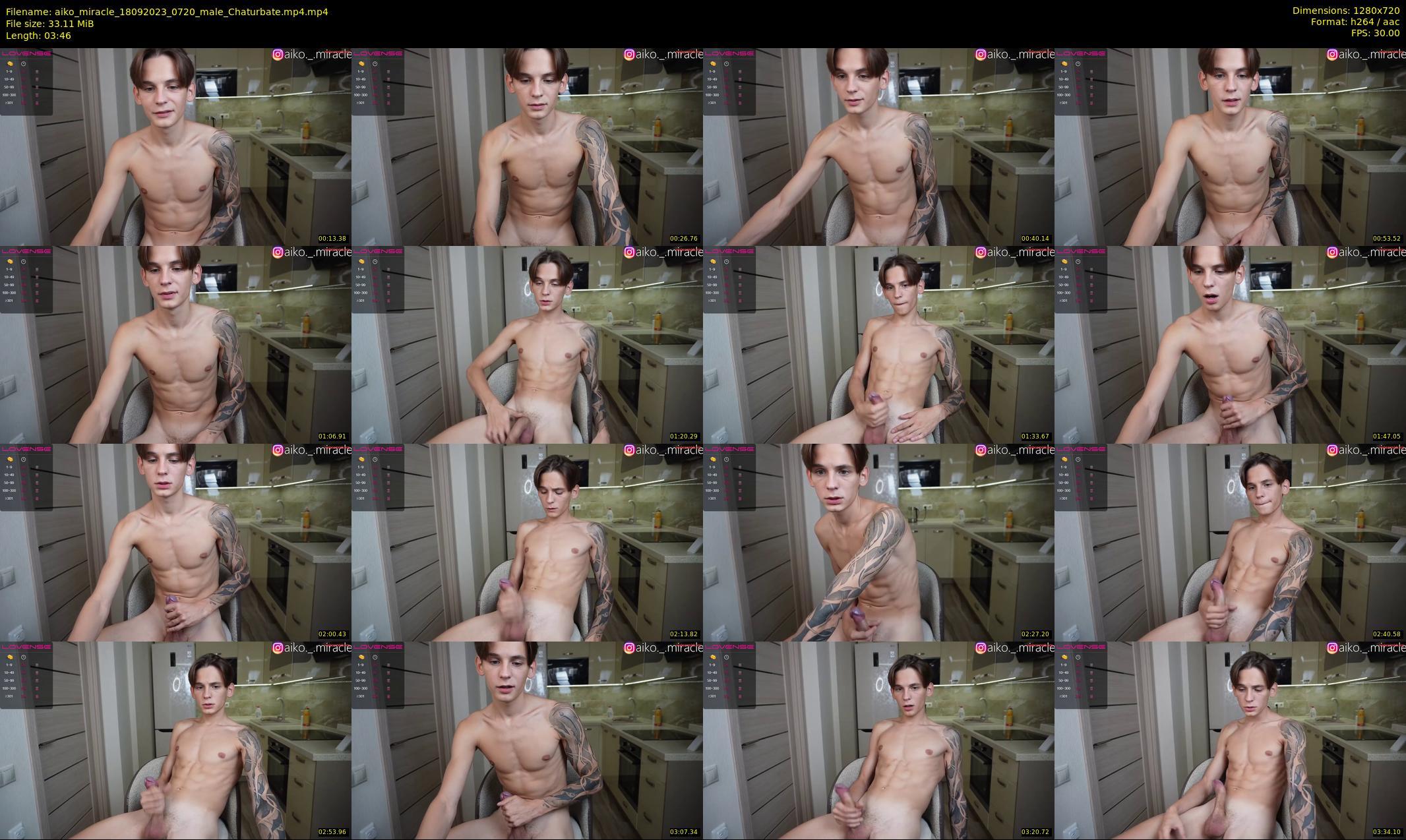 aiko_miracle — 4 minute Chaturbate male cam show recording, 720p, Sep 18, 2023