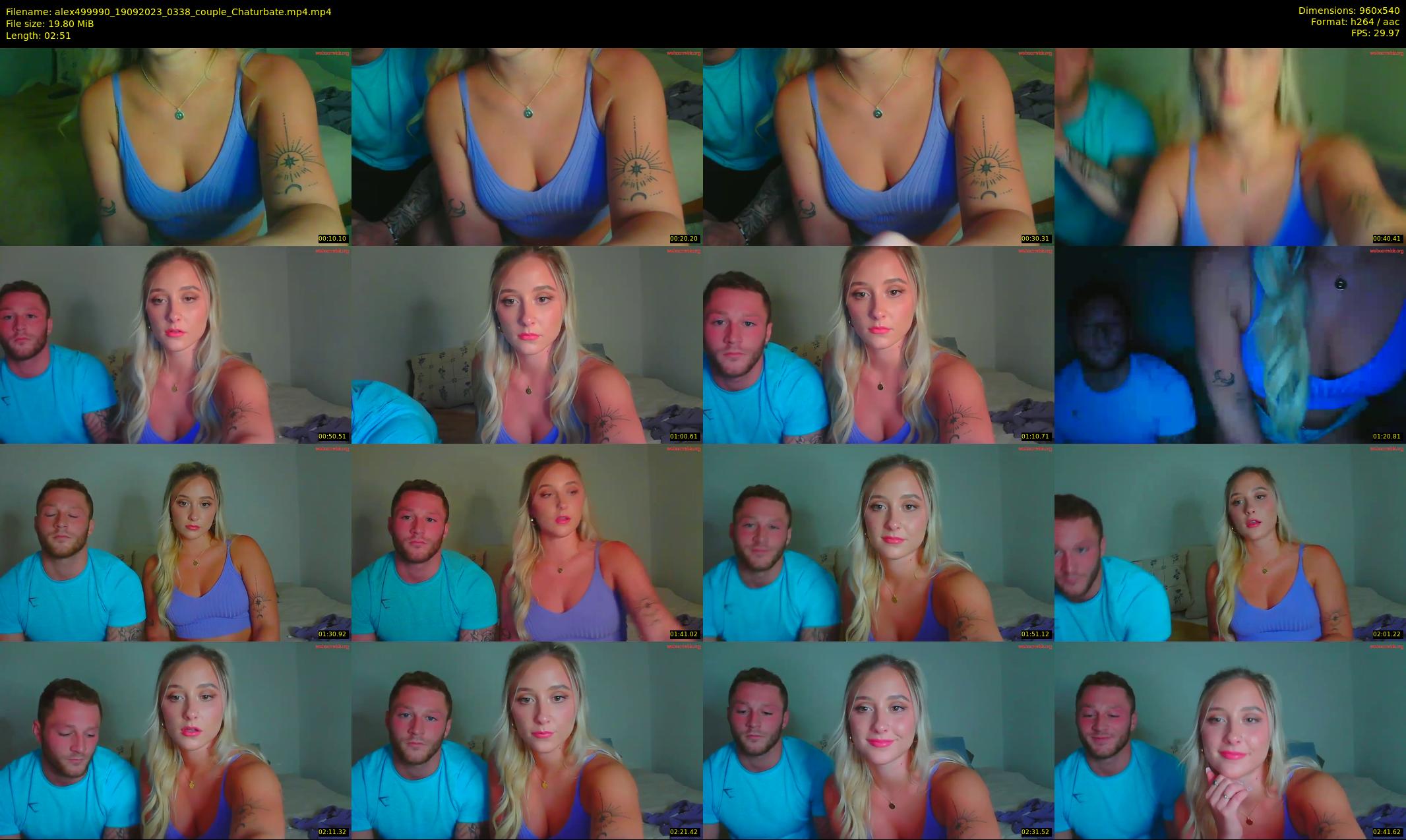 alex499990 — 3 minute Chaturbate female cam show recording, 480p, Sep 19, 2023
