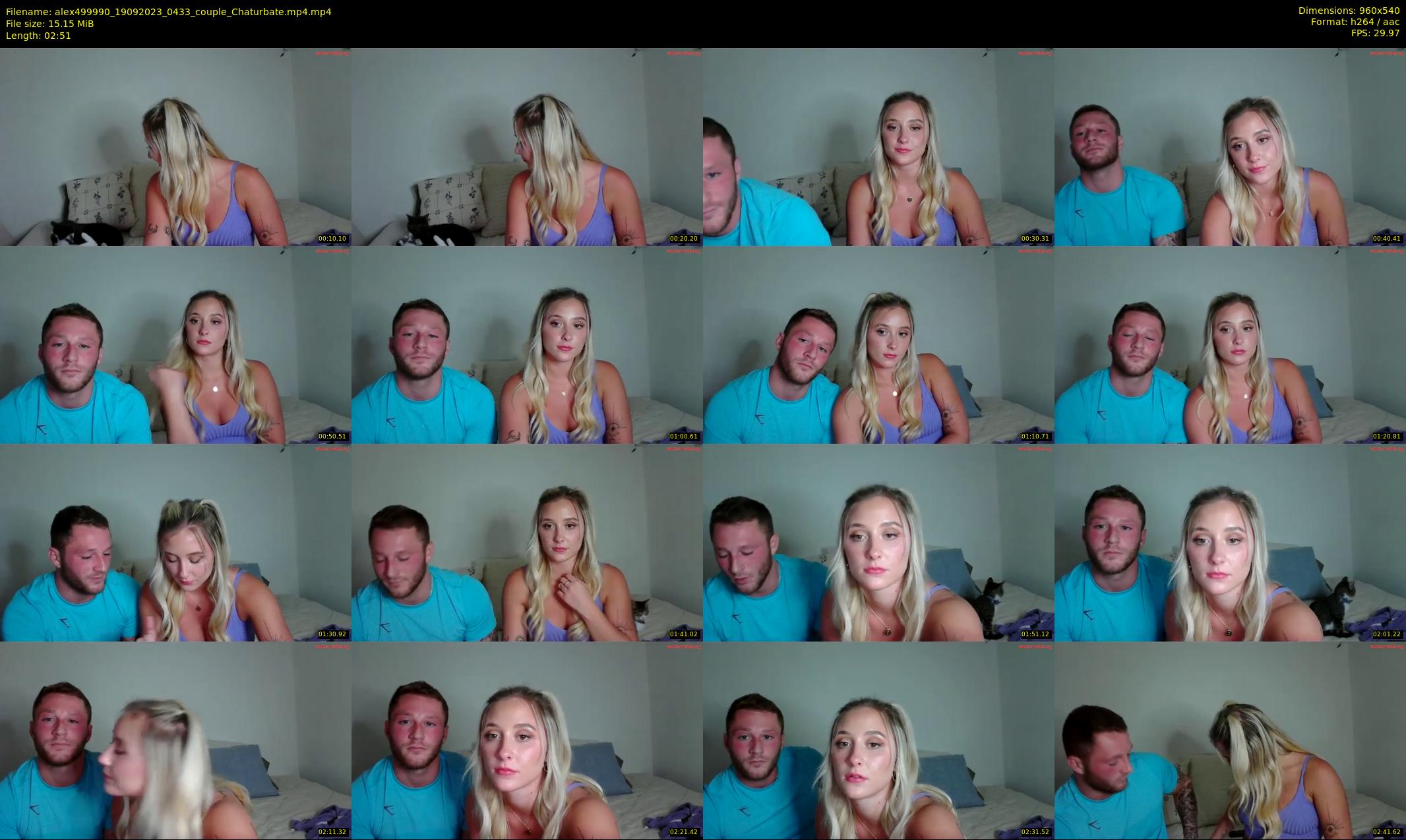 alex499990 — 3 minute Chaturbate female cam show recording, 480p, Sep 19, 2023