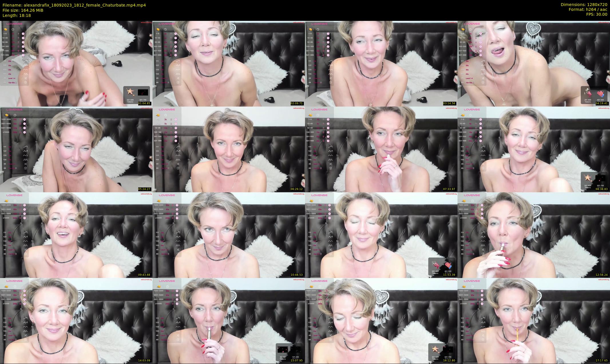 alexandrafix — 19 minute Chaturbate female cam show recording, 720p, Sep 18, 2023
