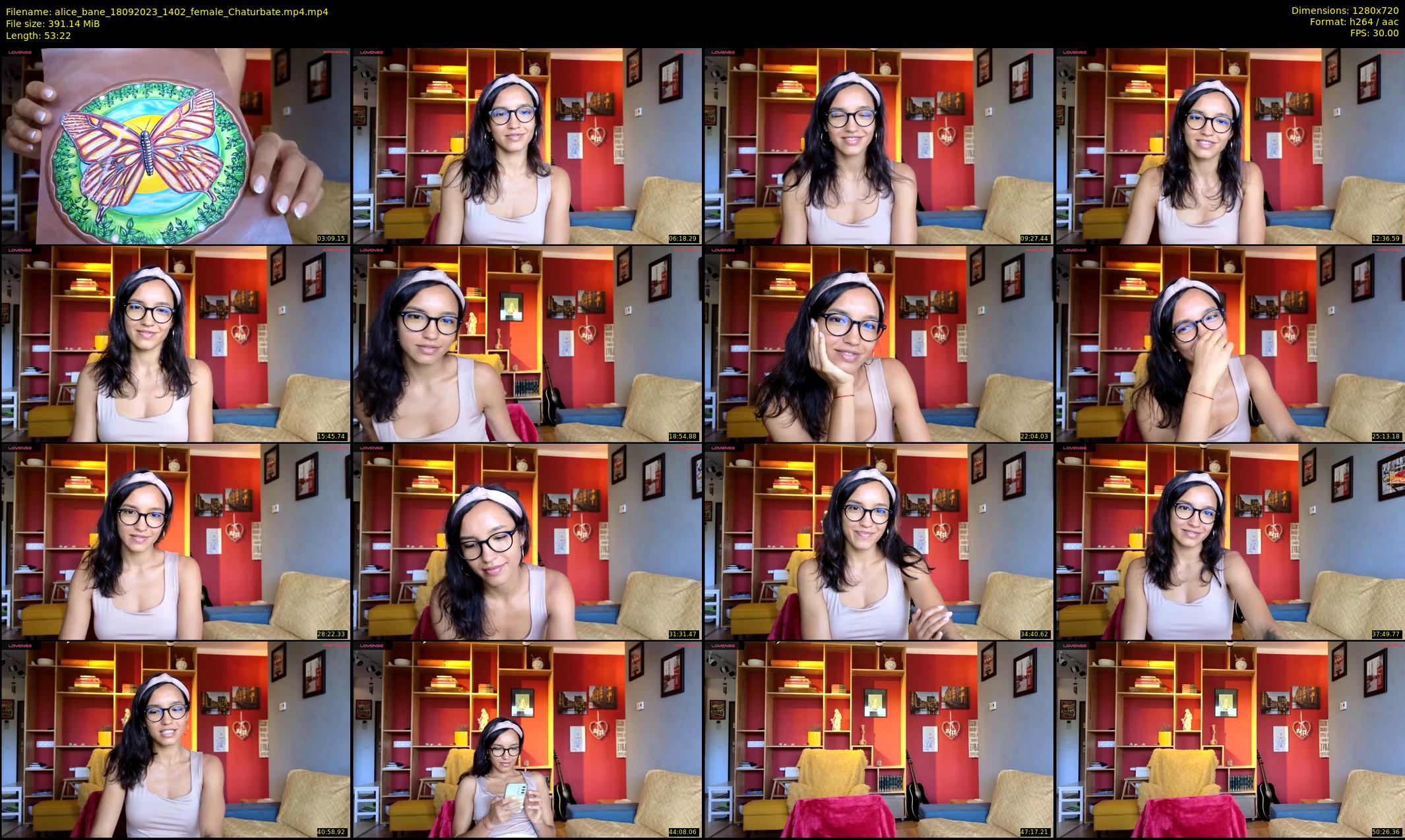 alice_bane — 54 minute Chaturbate female cam show recording, 720p, Sep 18, 2023