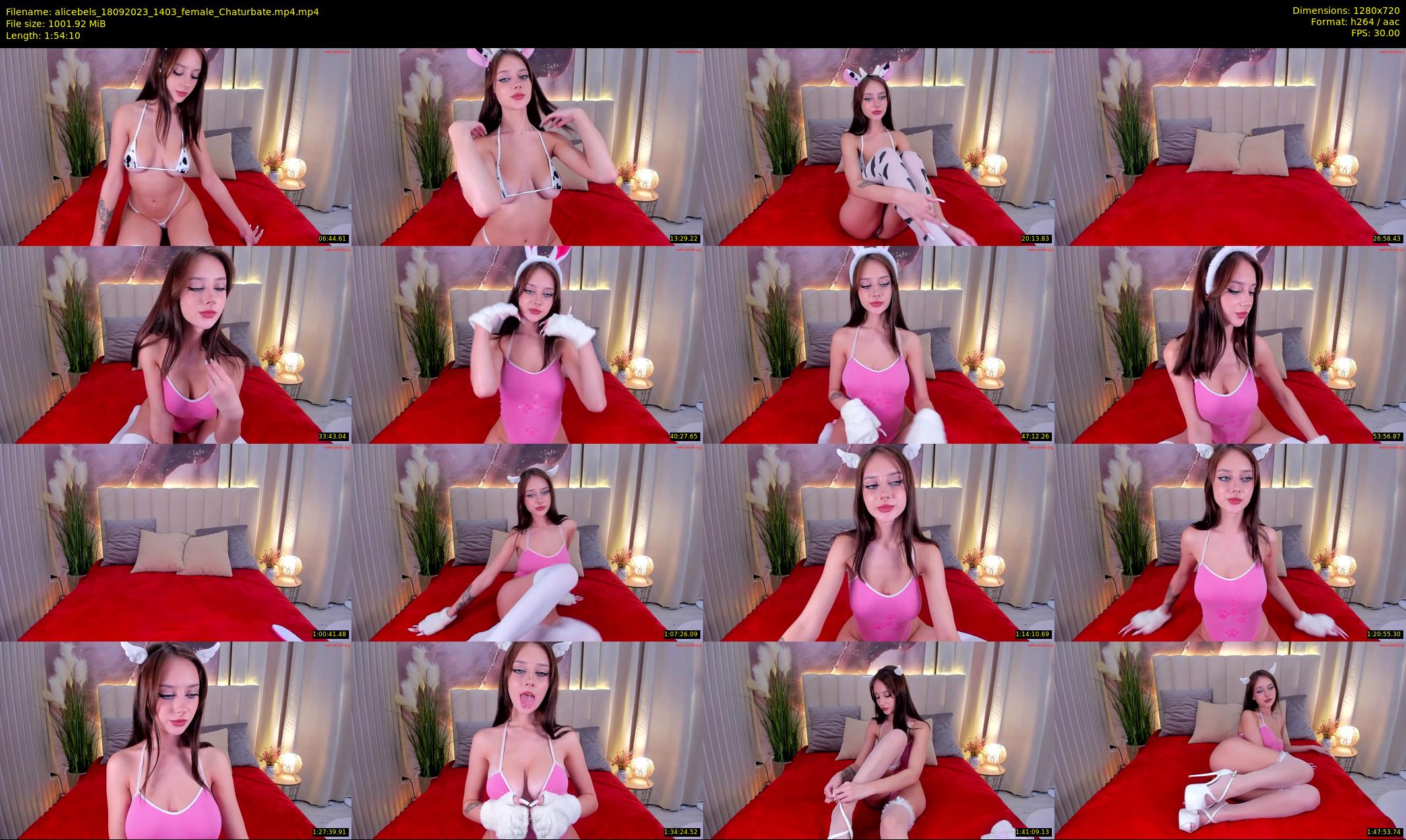 alicebels — 115 minute Chaturbate female cam show recording, 720p, Sep 18, 2023