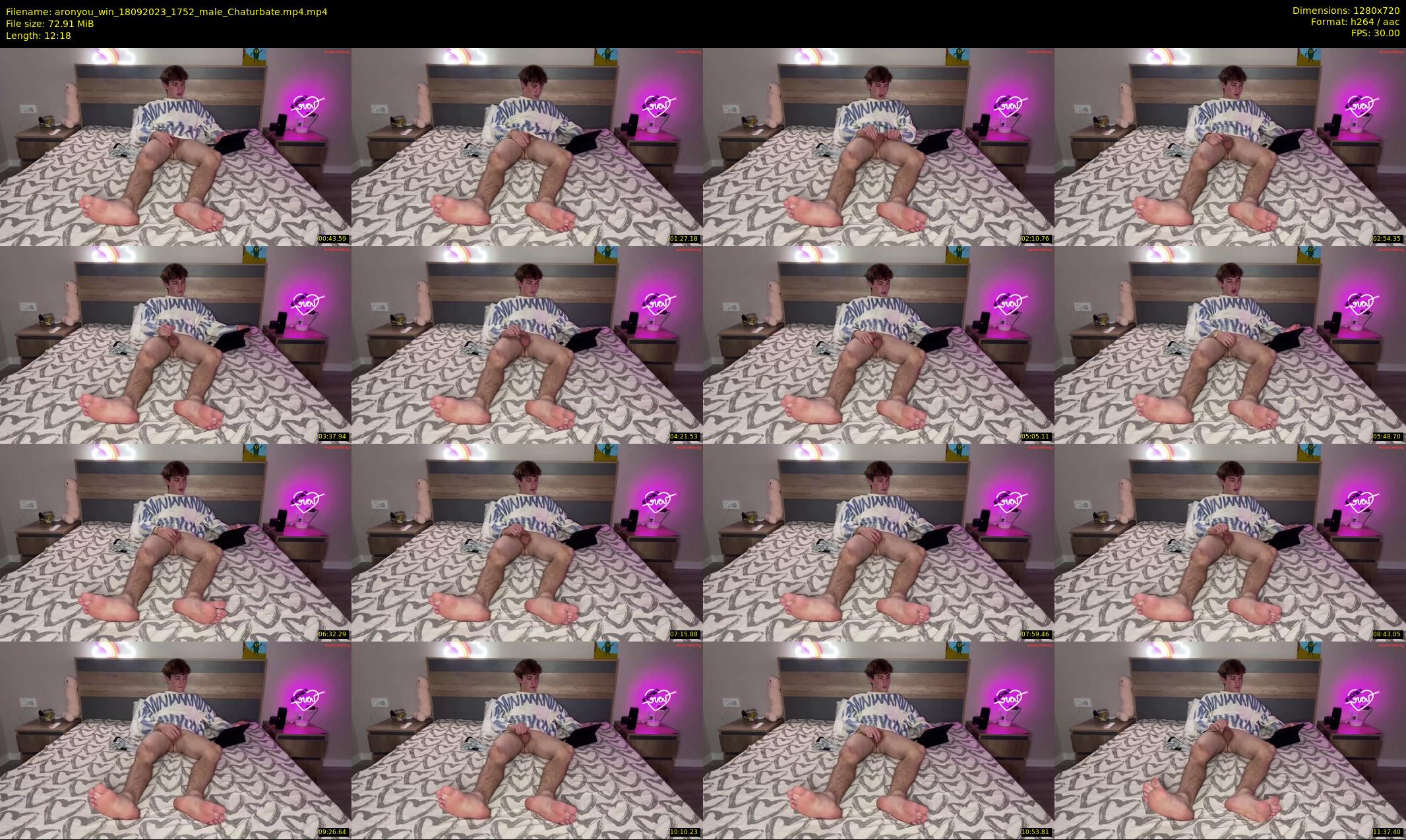 aronyou_win — 13 minute Chaturbate male cam show recording, 720p, Sep 18, 2023