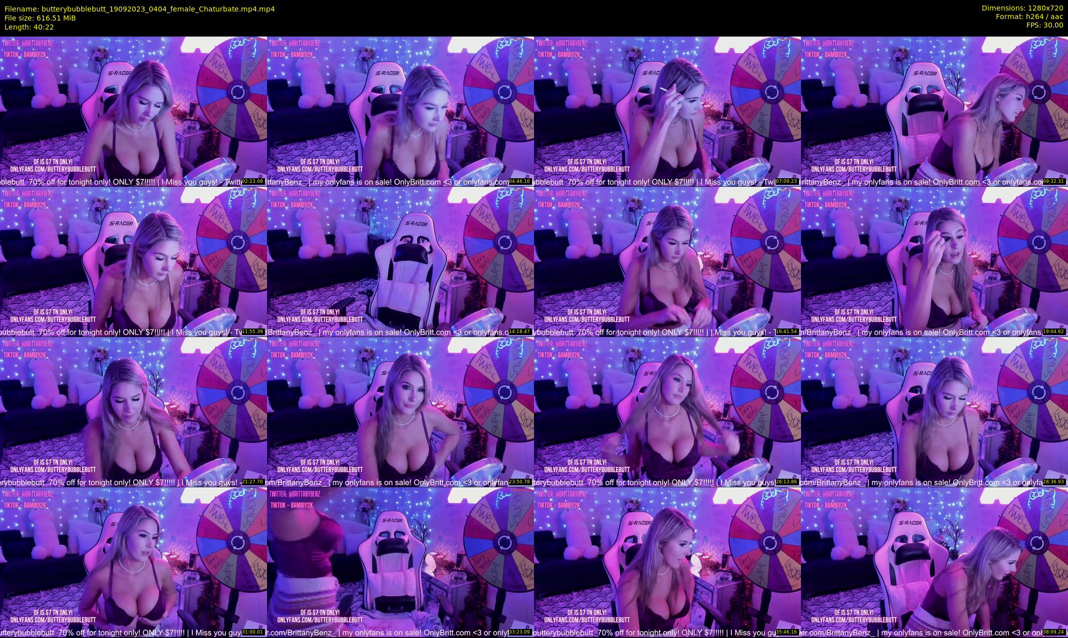 butterybubblebutt — 41 minute Chaturbate couple cam show recording, 720p, Sep 19, 2023