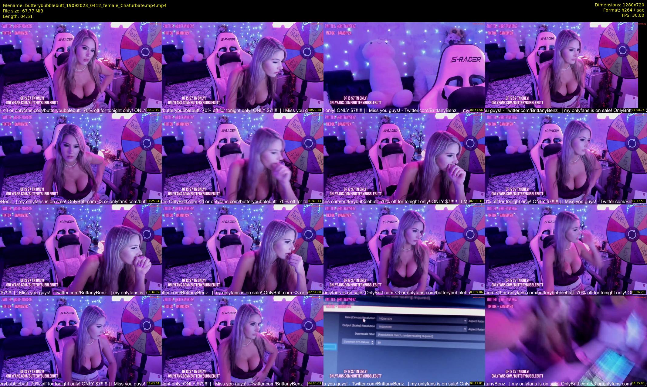 butterybubblebutt — 5 minute Chaturbate couple cam show recording, 720p, Sep 19, 2023