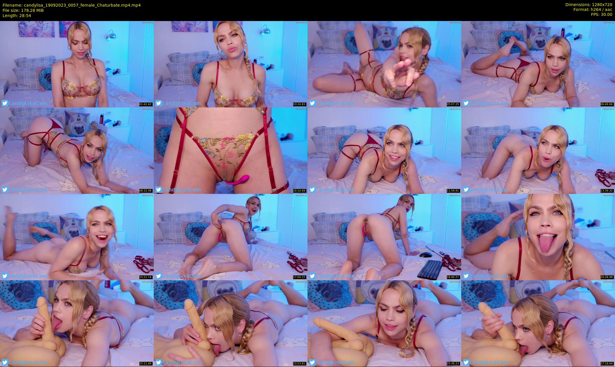 candylisa — 29 minute Chaturbate female cam show recording, 720p, Sep 19, 2023