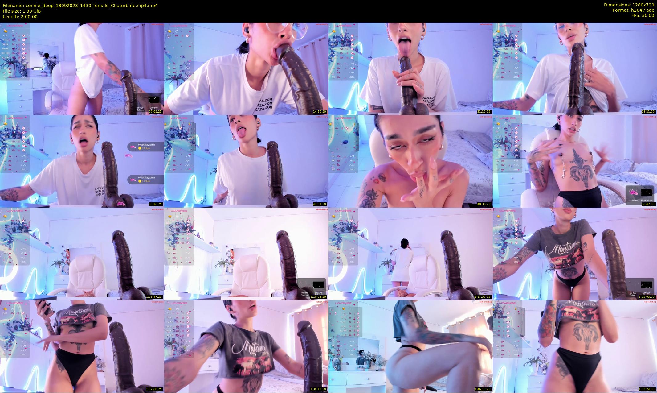 connie_deep — 120 minute Chaturbate female cam show recording, 720p, Sep 18, 2023