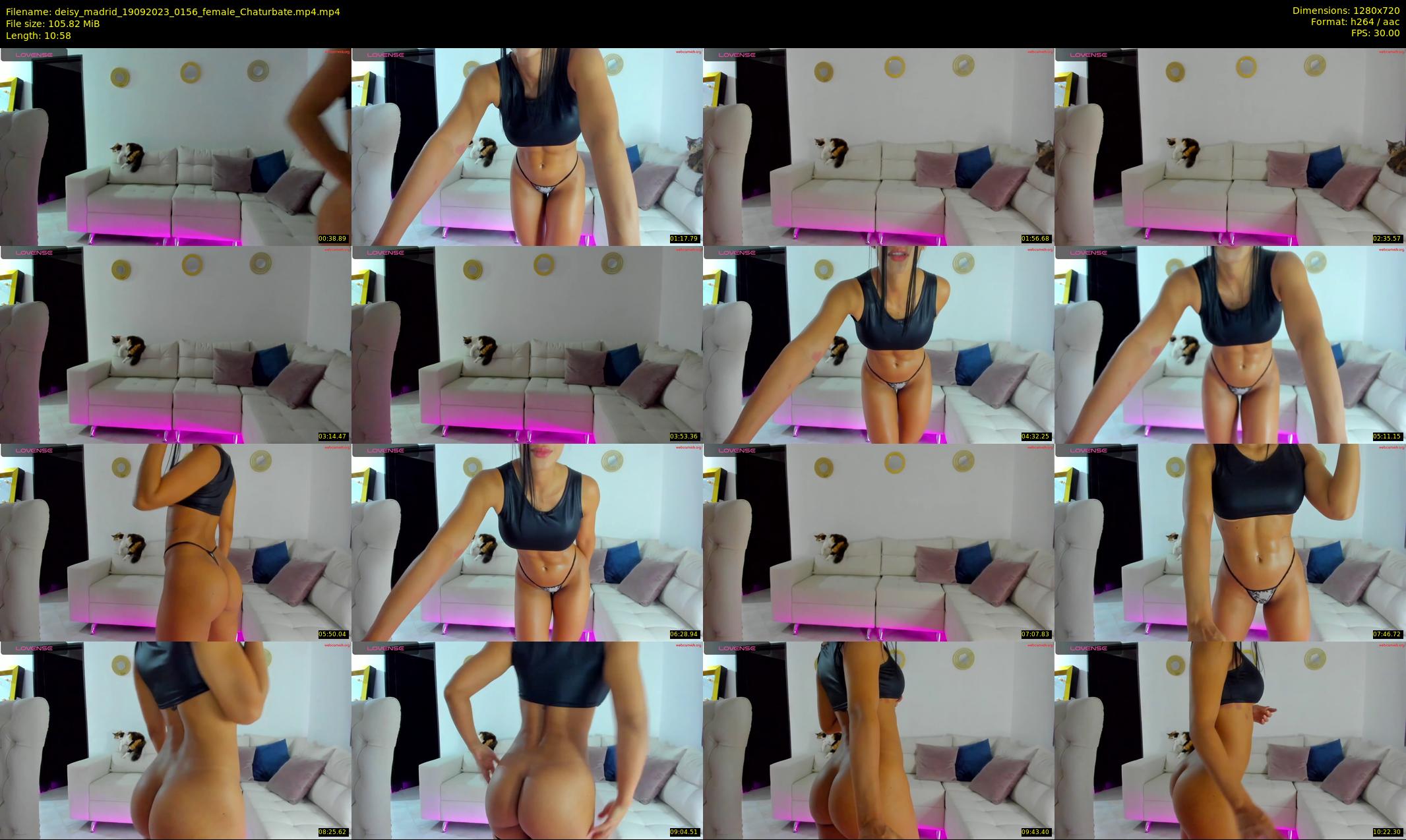 deisy_madrid — 11 minute Chaturbate female cam show recording, 720p, Sep 19, 2023