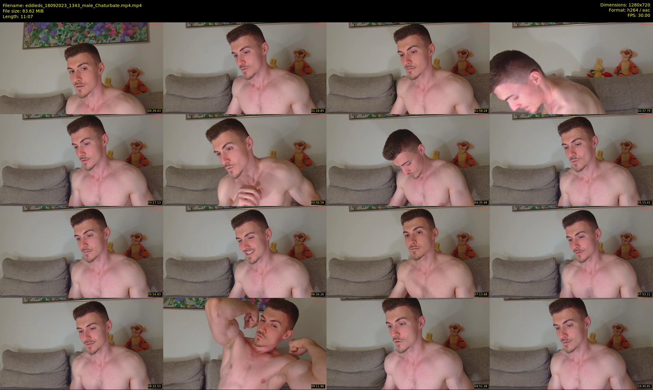 eddieds — 12 minute Chaturbate male cam show recording, 720p, Sep 18, 2023