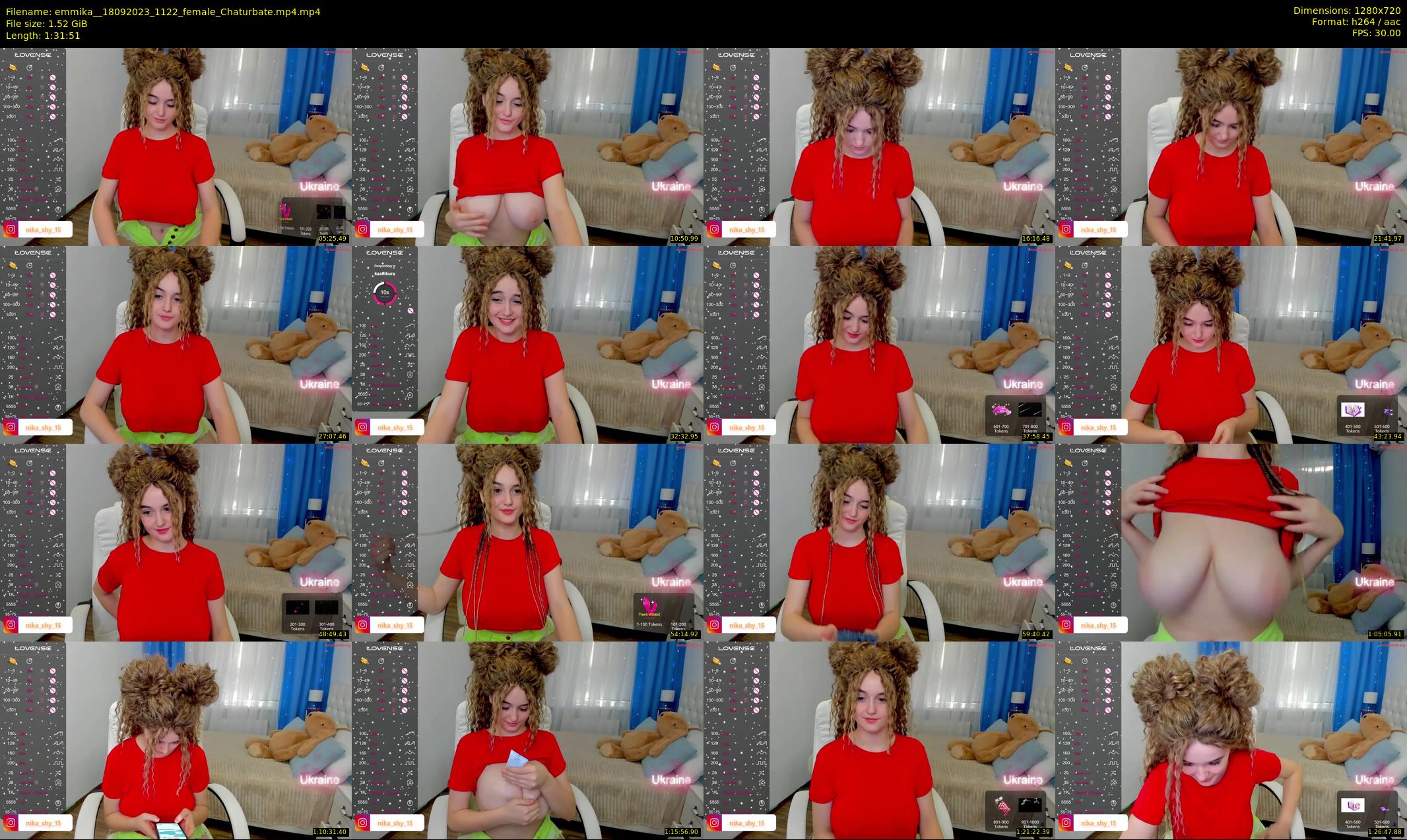 emmika_ — 92 minute Chaturbate female cam show recording, 720p, Sep 18, 2023