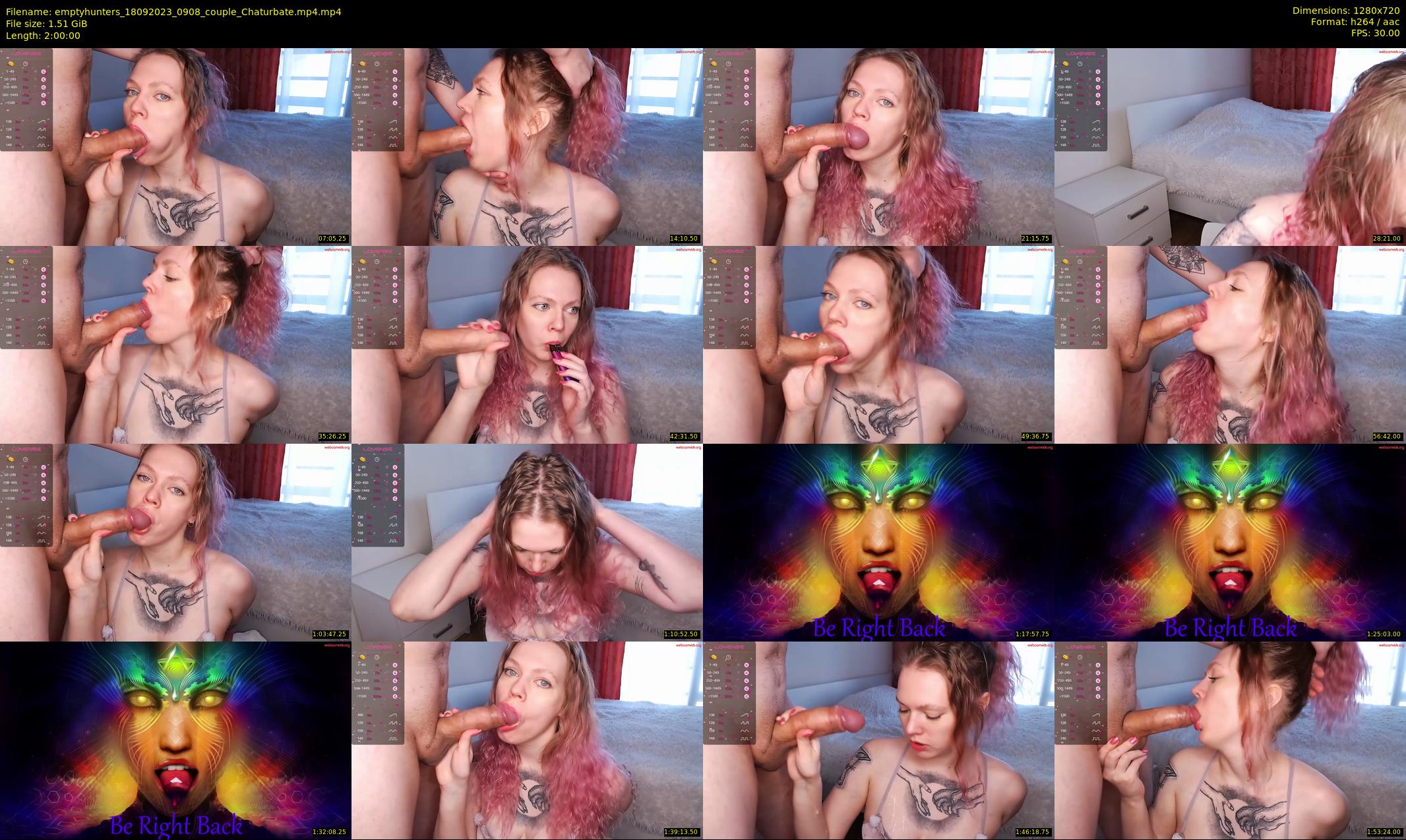 emptyhunters — 120 minute Chaturbate couple cam show recording, 720p, Sep 18, 2023