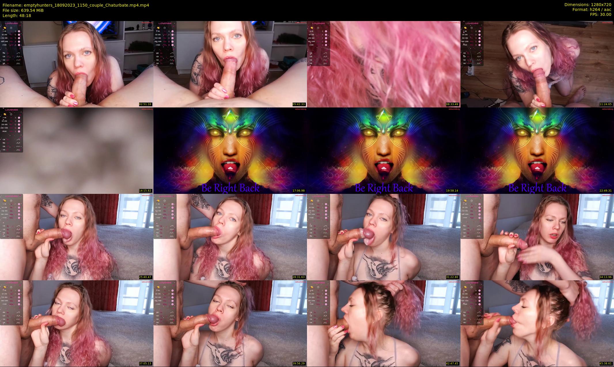 emptyhunters — 49 minute Chaturbate couple cam show recording, 720p, Sep 18, 2023