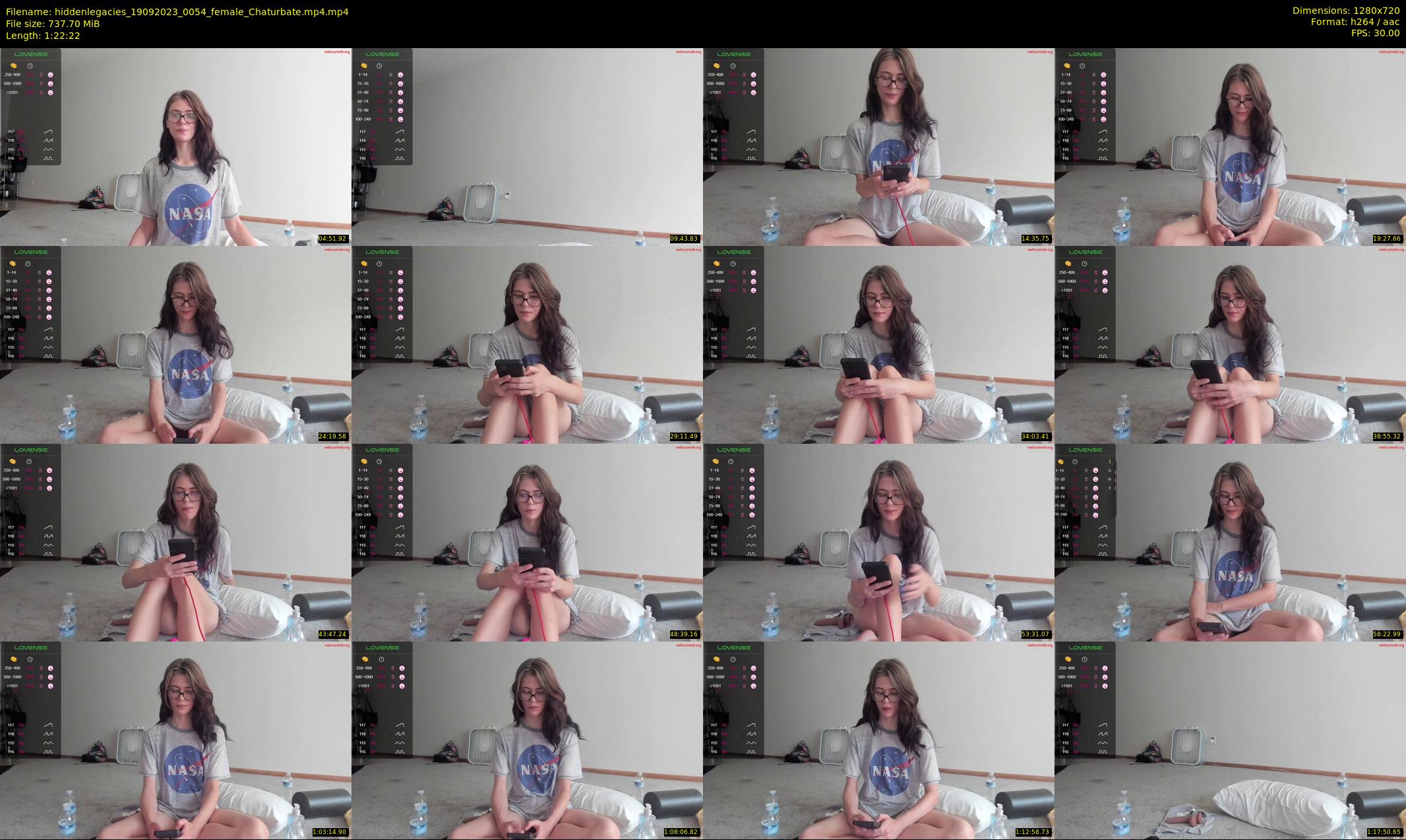 hiddenlegacies — 83 minute Chaturbate female cam show recording, 720p, Sep 19, 2023