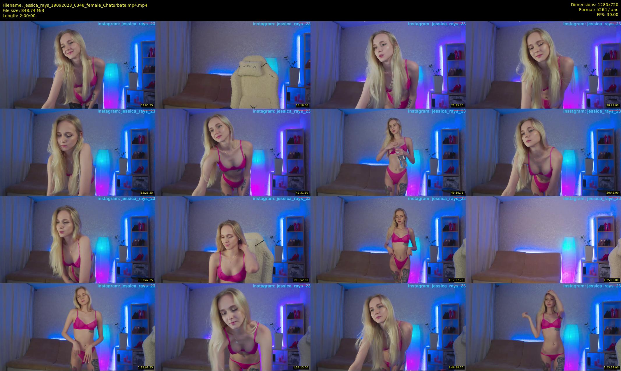 jessica_rays — 120 minute Chaturbate couple cam show recording, 720p, Sep 19, 2023