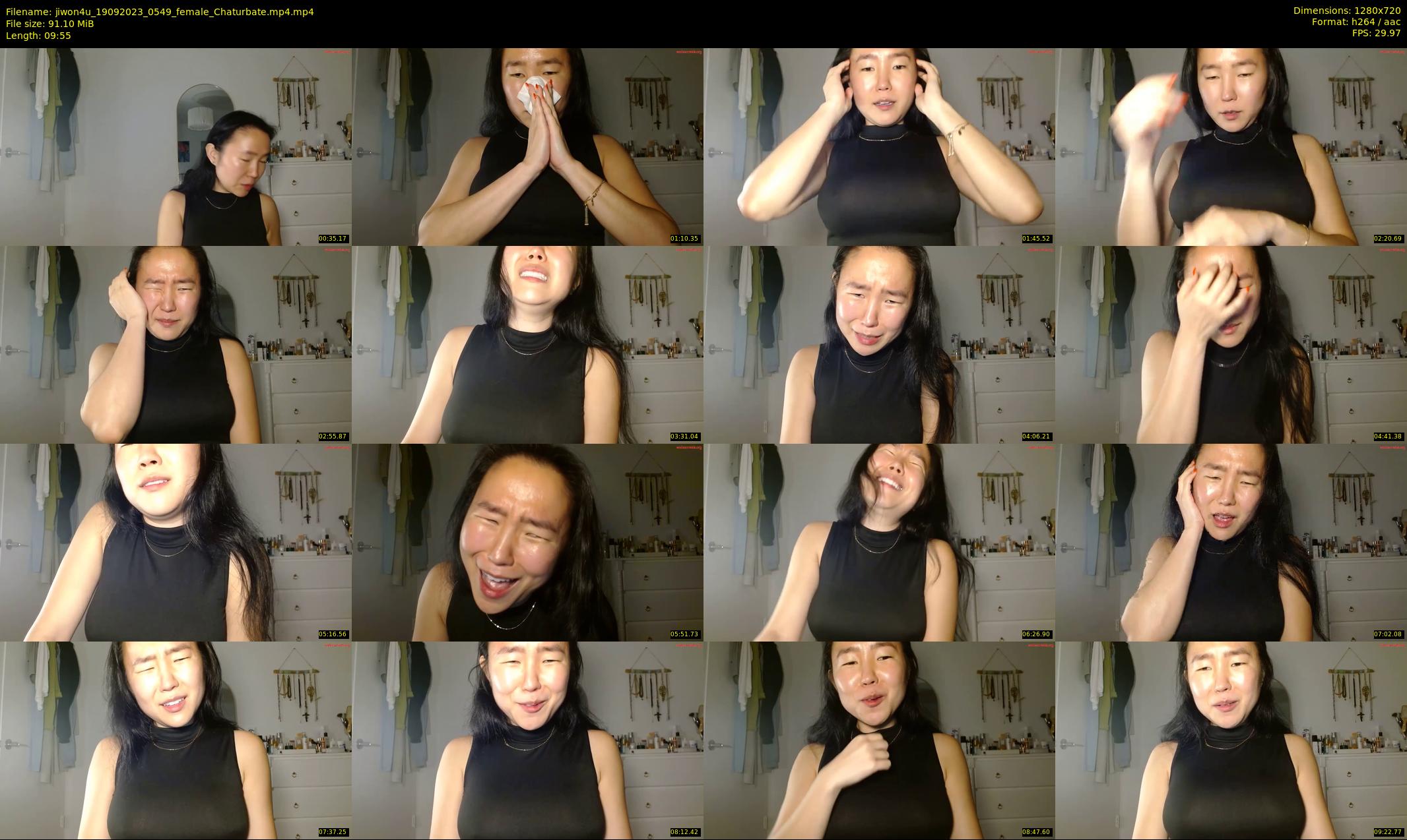 jiwon4u — 10 minute Chaturbate female cam show recording, 720p, Sep 19, 2023