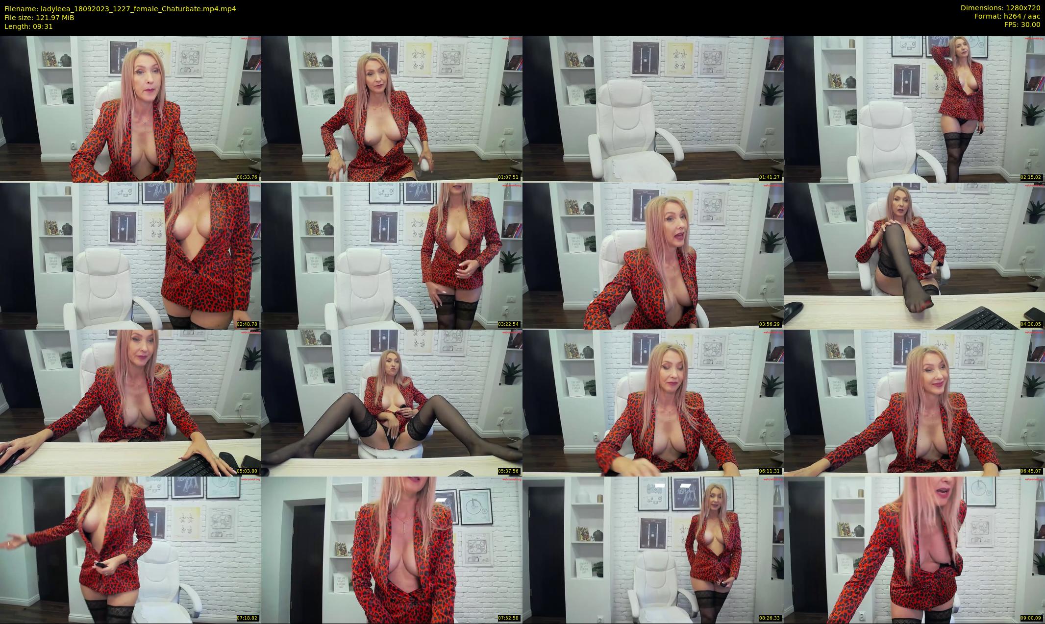 ladyleea — 10 minute Chaturbate female cam show recording, 720p, Sep 18, 2023