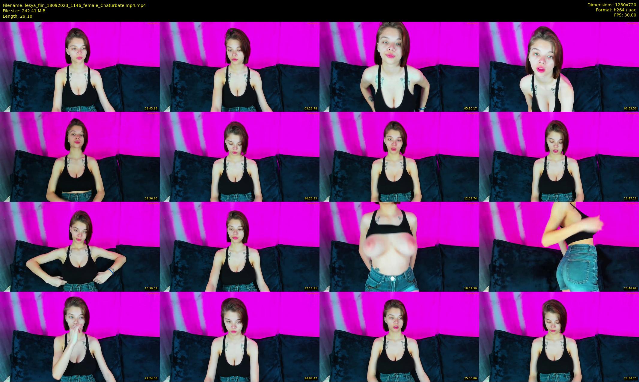 lesya_flin — 30 minute Chaturbate female cam show recording, 720p, Sep 18, 2023