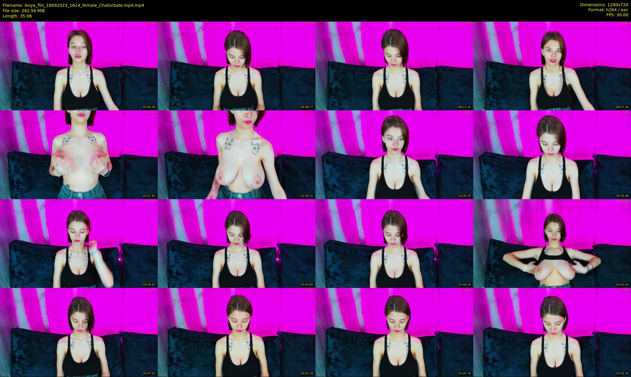 lesya_flin — 36 minute Chaturbate female cam show recording, 720p, Sep 18, 2023