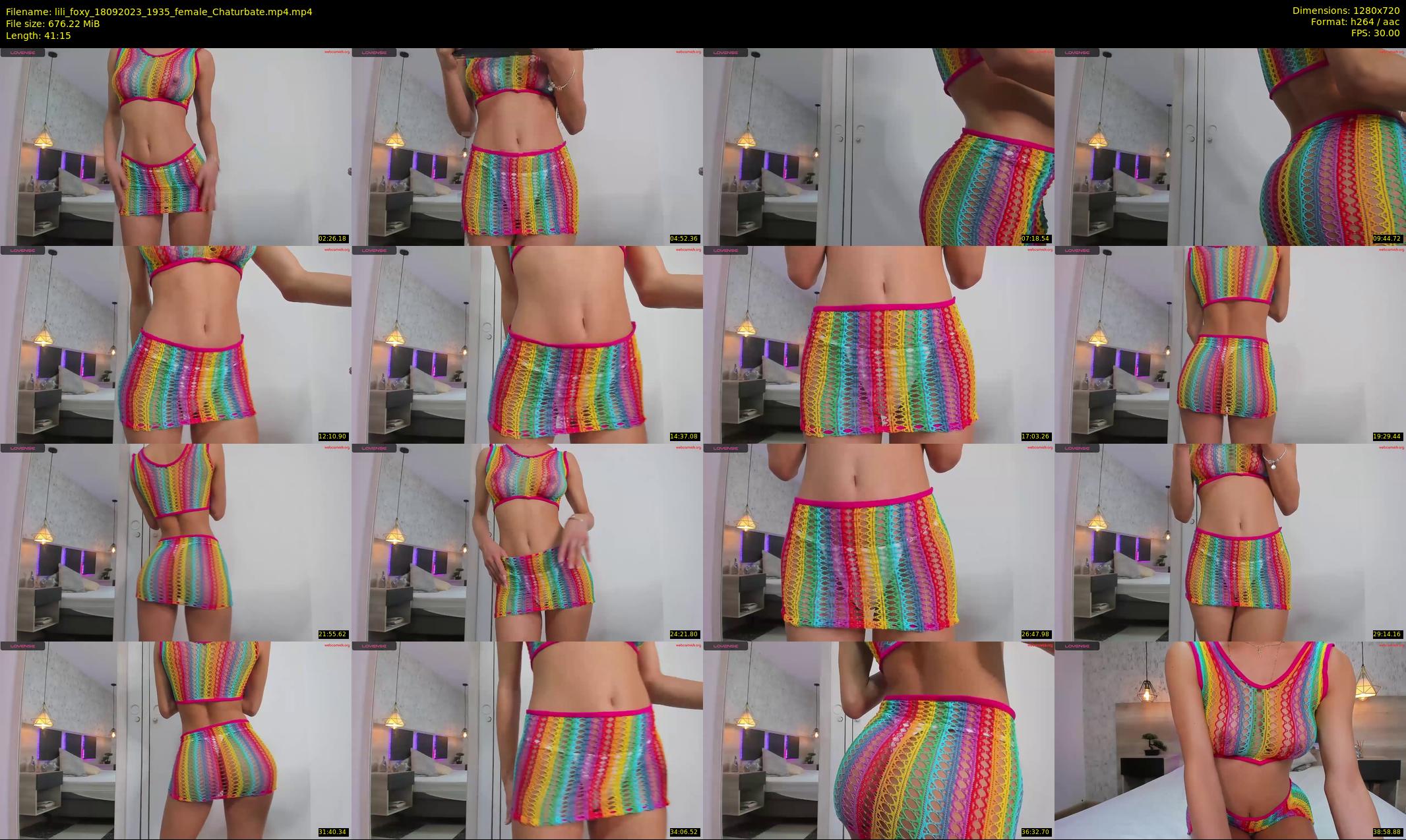 lili_foxy — 42 minute Chaturbate female cam show recording, 720p, Sep 18, 2023