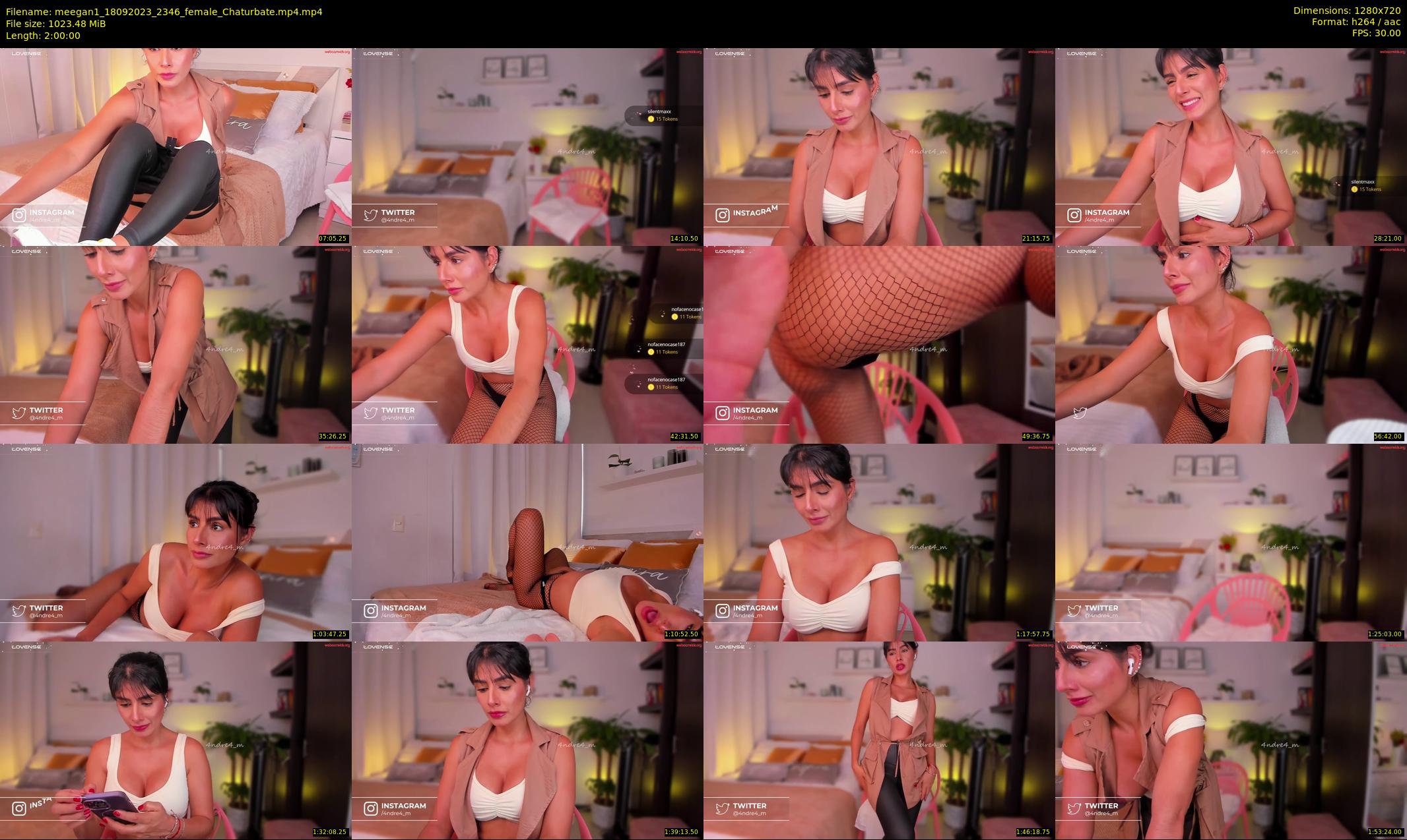 meegan1 — 120 minute Chaturbate female cam show recording, 720p, Sep 18, 2023