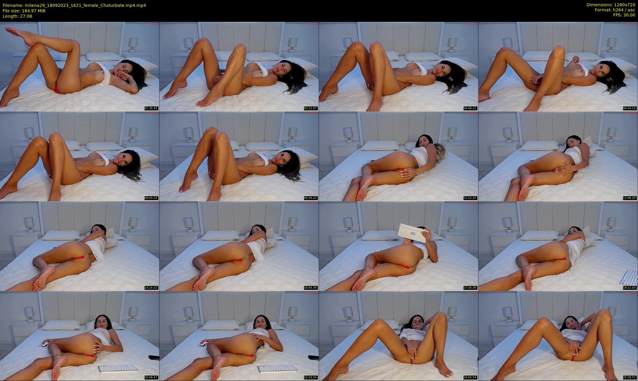 milena29 — 28 minute Chaturbate female cam show recording, 720p, Sep 18, 2023