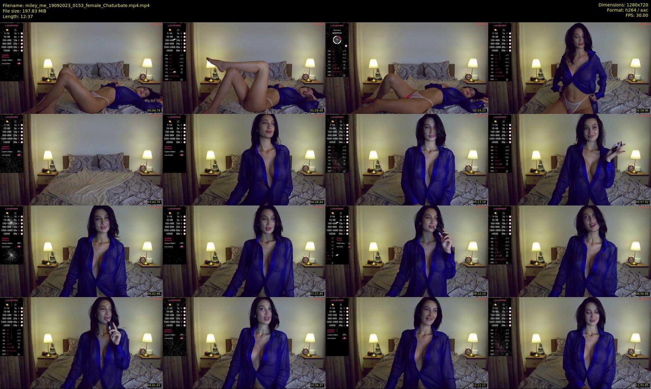 miley_me — 13 minute Chaturbate female cam show recording, 720p, Sep 19, 2023