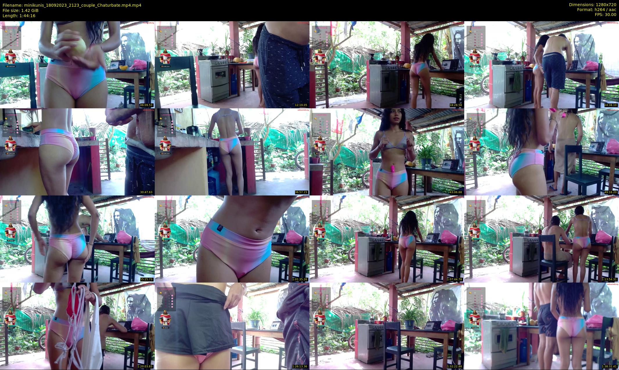 minikunis — 105 minute Chaturbate couple cam show recording, 720p, Sep 18, 2023