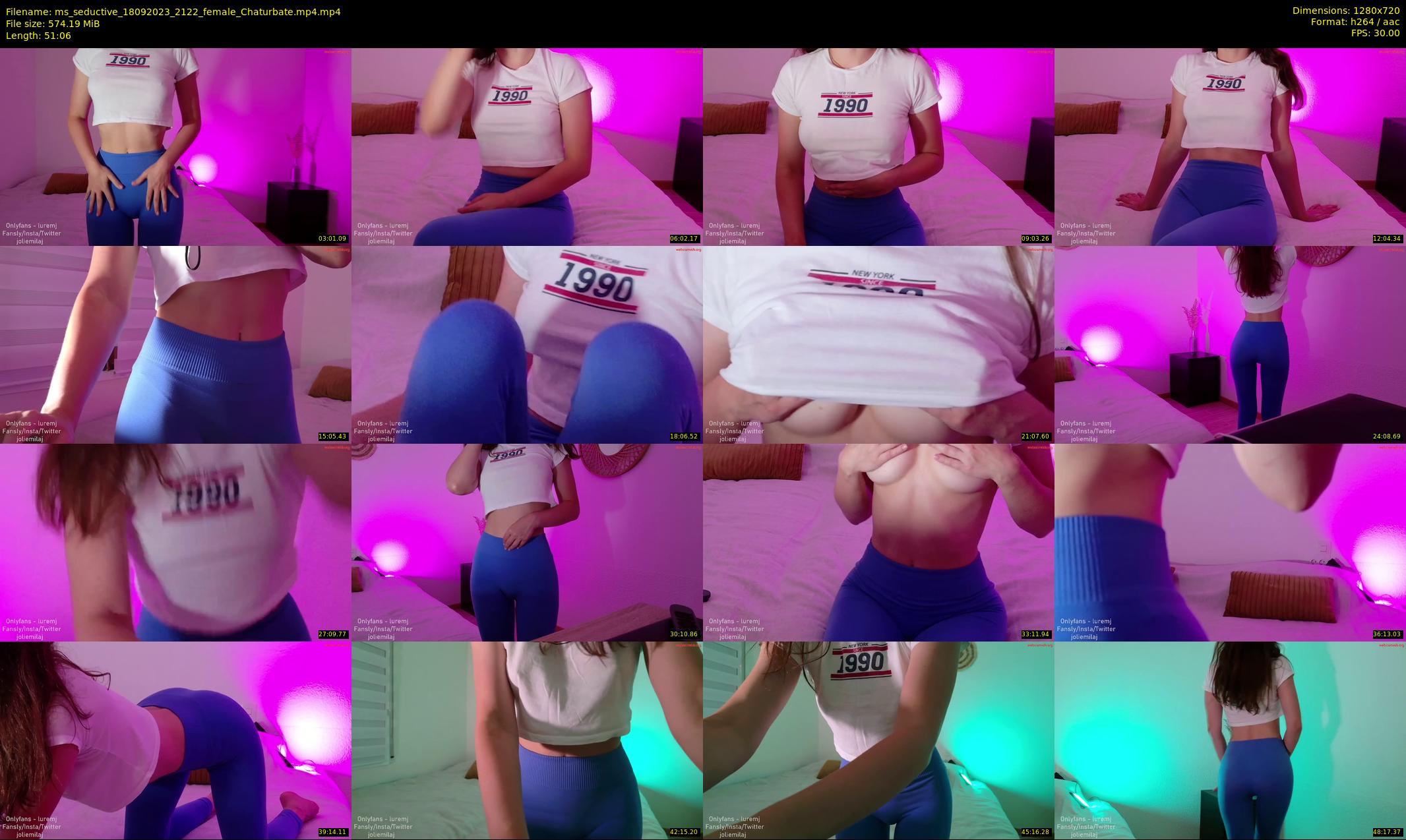 ms_seductive — 52 minute Chaturbate female cam show recording, 720p, Sep 18, 2023