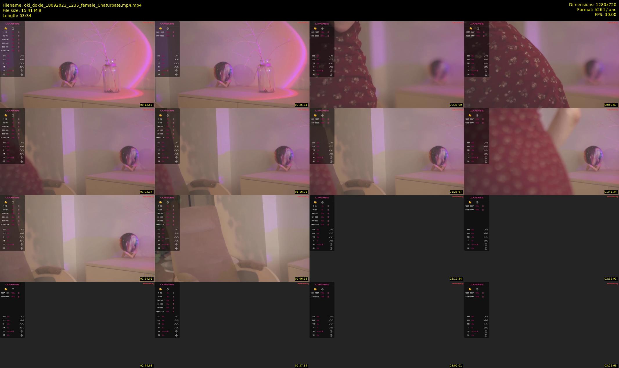 oki_dokie — 4 minute Chaturbate female cam show recording, 720p, Sep 18, 2023