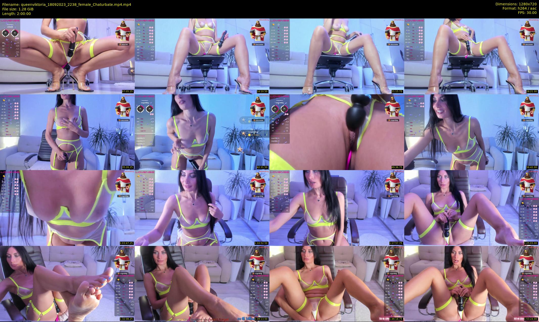 queenviktoria — 120 minute Chaturbate female cam show recording, 720p, Sep 18, 2023