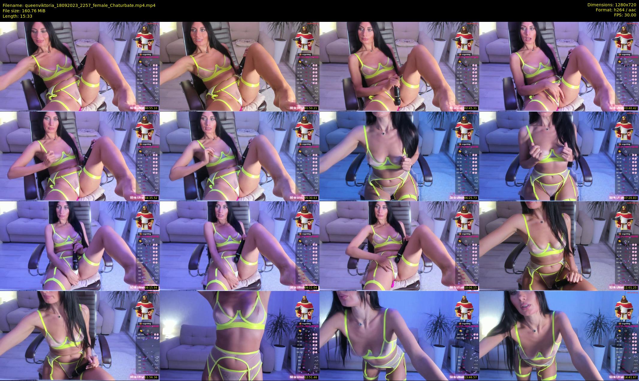 queenviktoria — 16 minute Chaturbate female cam show recording, 720p, Sep 18, 2023